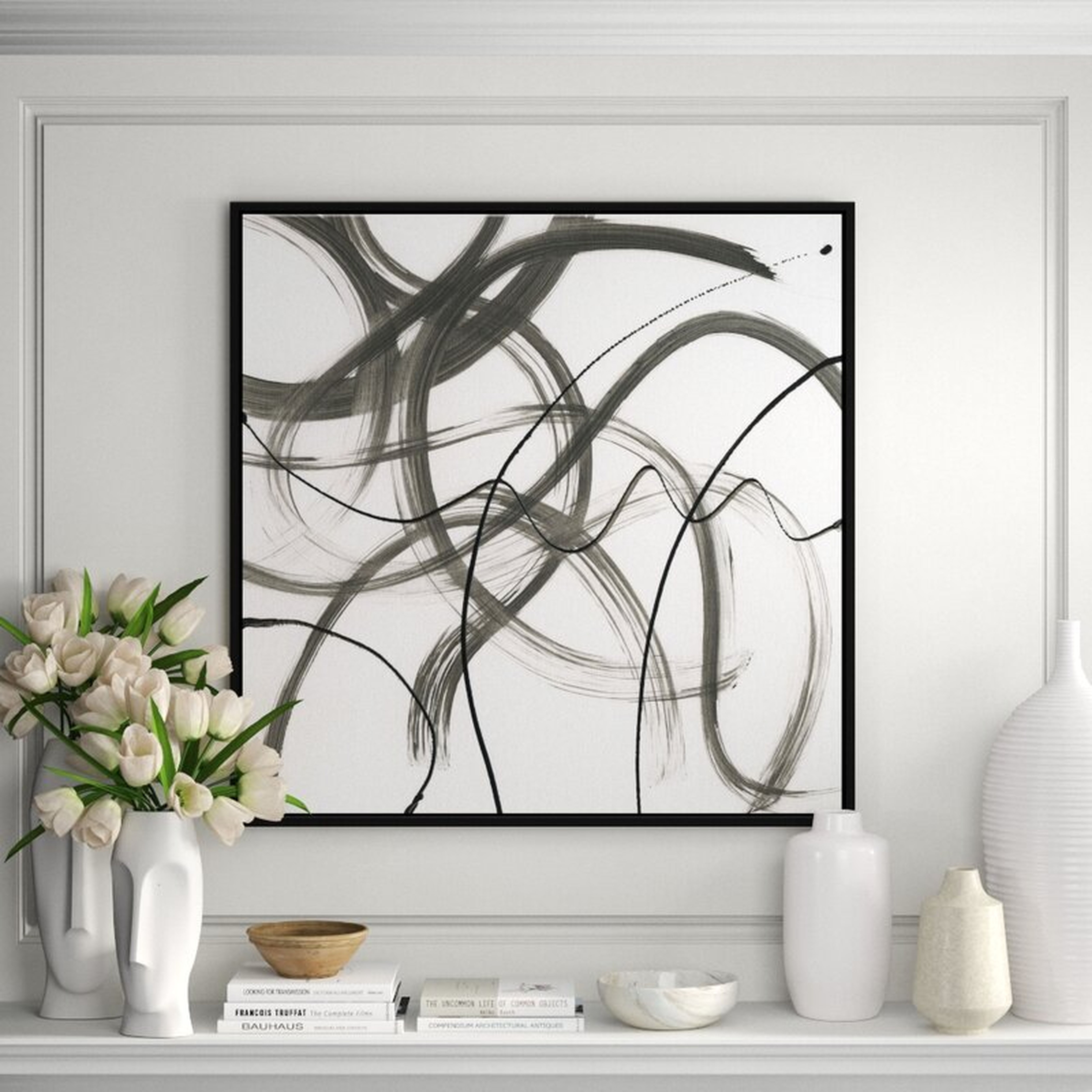 JBass Grand Gallery Collection 'Dancing in the Wind II' Framed Print on Canvas - Perigold