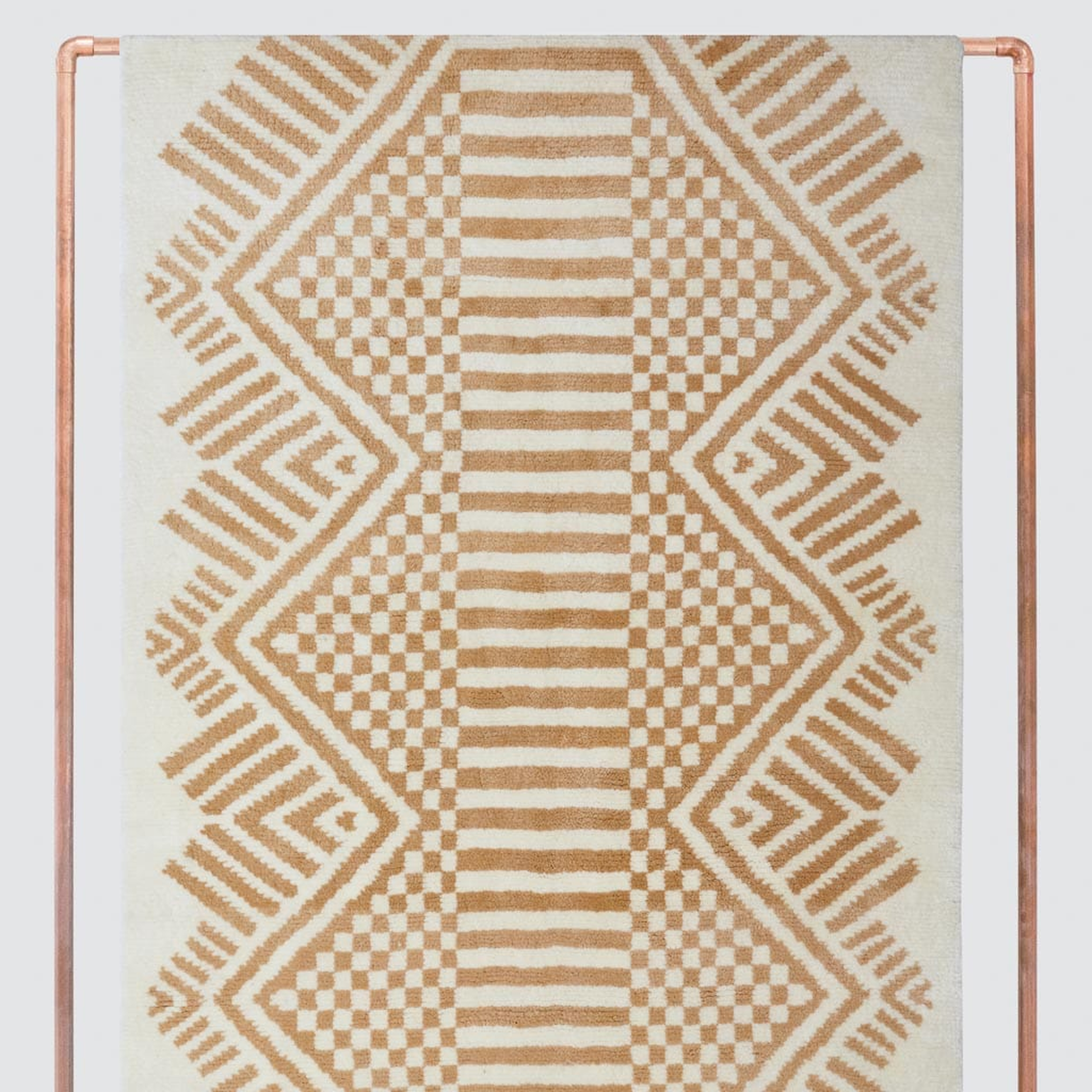 The Citizenry Ladhi Hand-Knotted Area Rug | 6' x 9' | Cream - The Citizenry