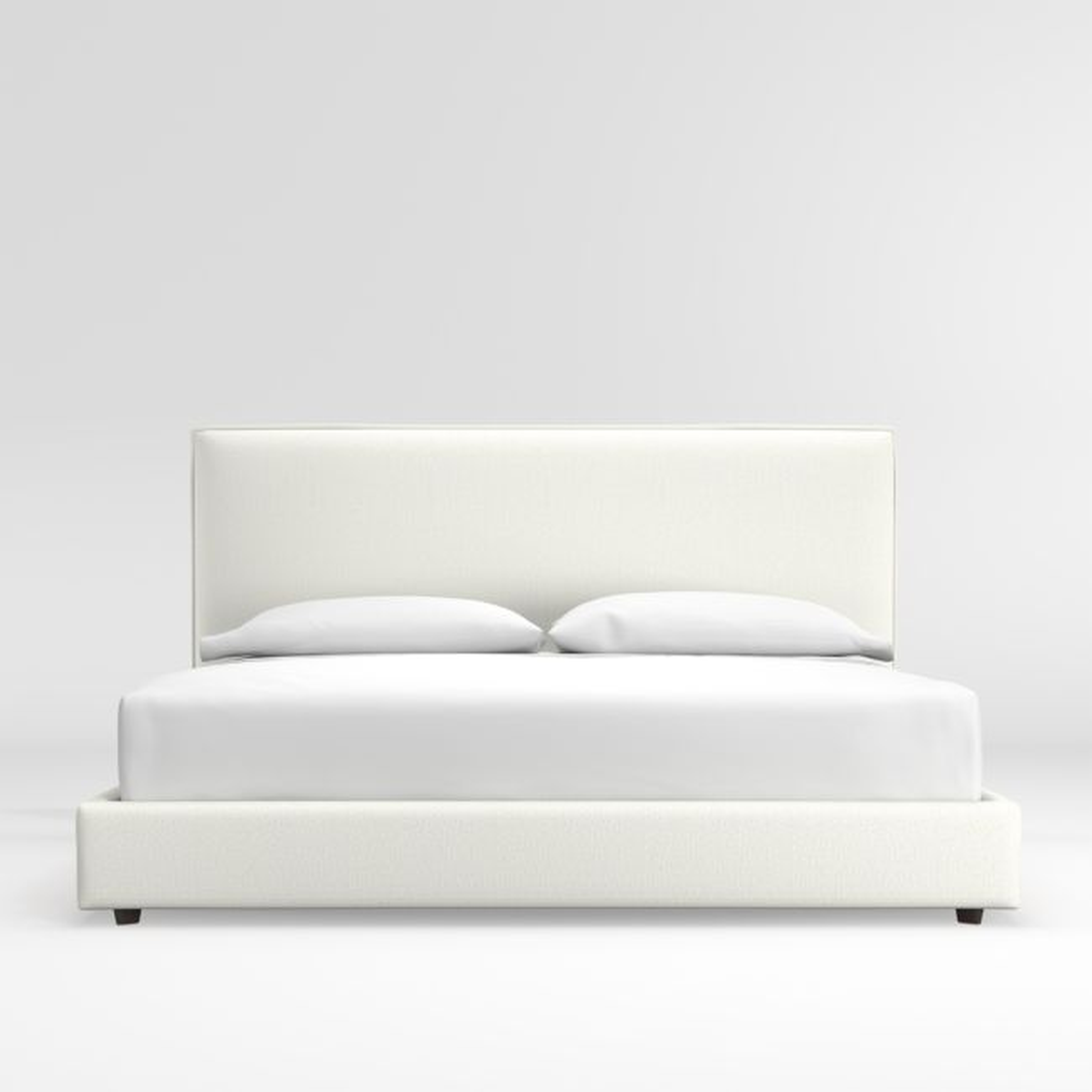 Lotus Upholstered California King Bed with 41" Headboard - Crate and Barrel