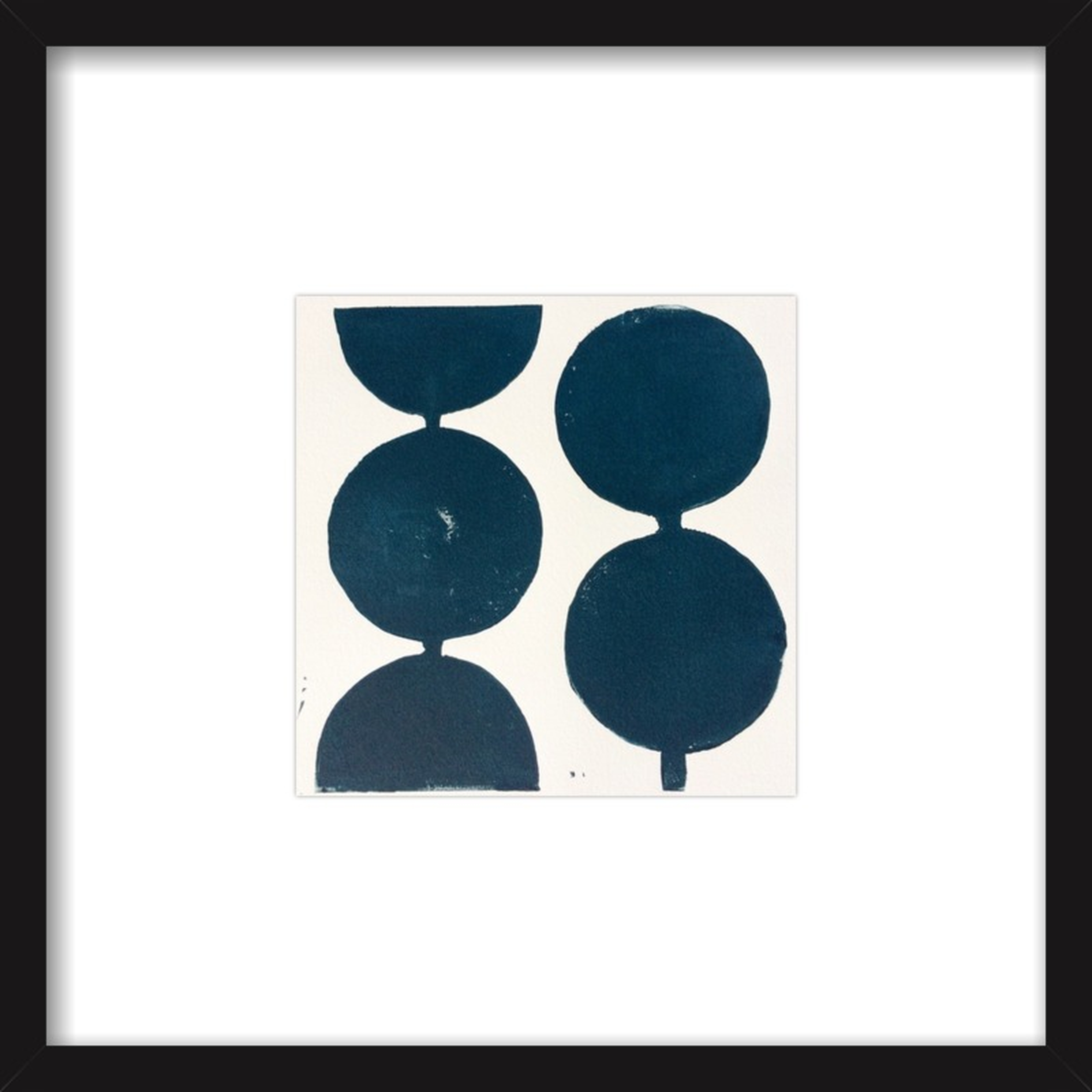Modern Circles in Midnight Blue by Stacy Rajab for Artfully Walls - Artfully Walls