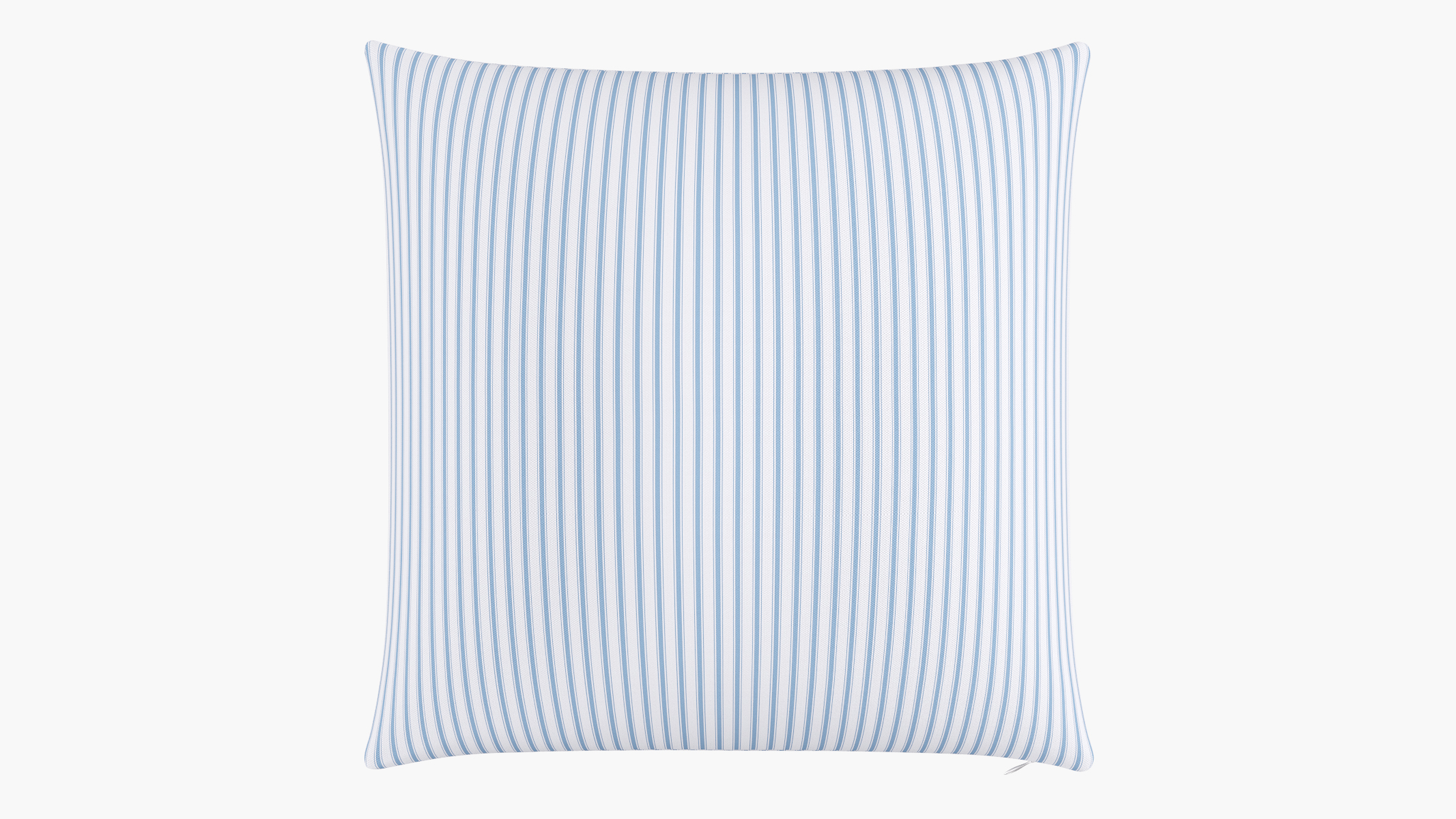 Throw Pillow 26", Cornflower Classic Ticking Stripe, 26" x 26" - The Inside
