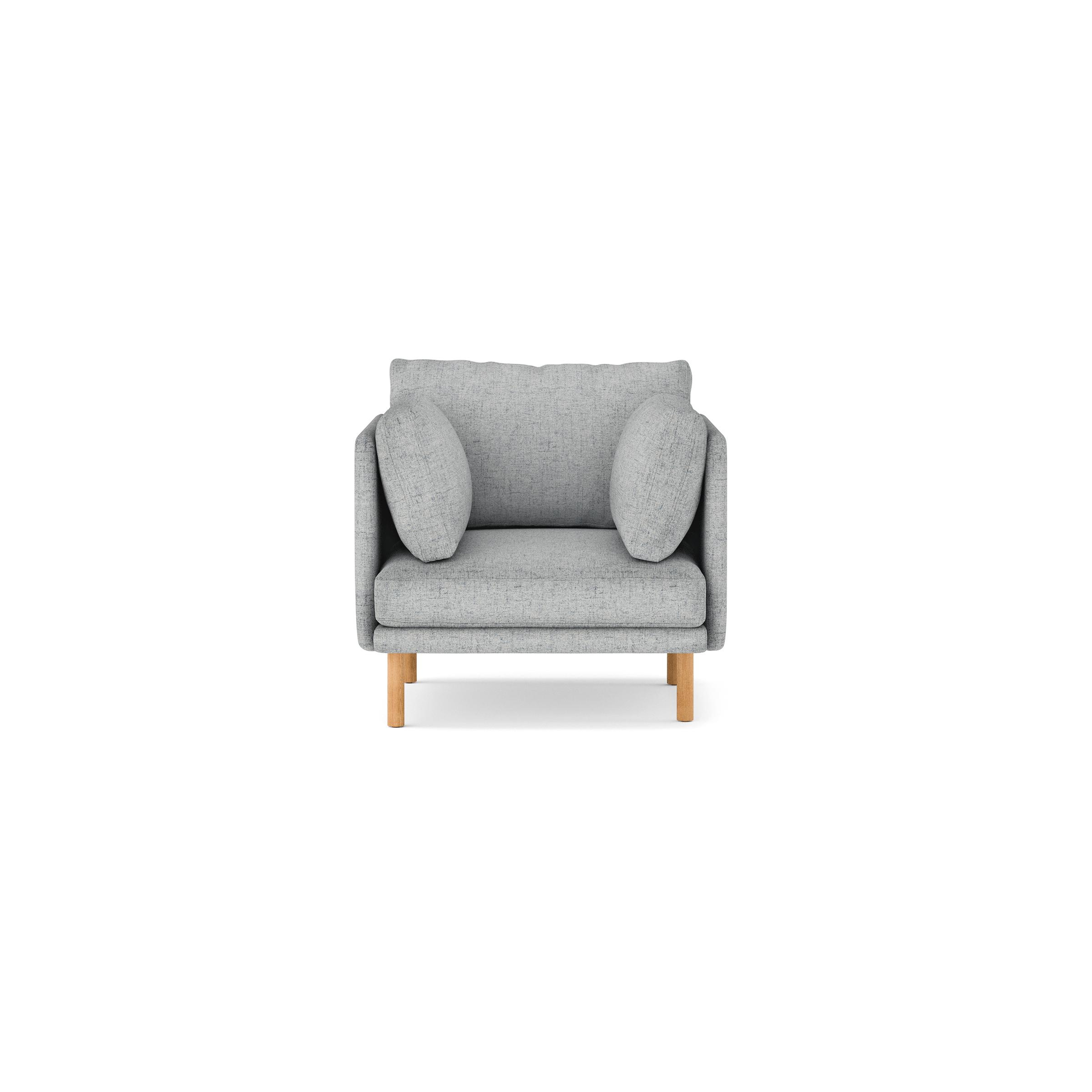 Burrow Field Armchair, Leg Finish: OakLegs - Burrow