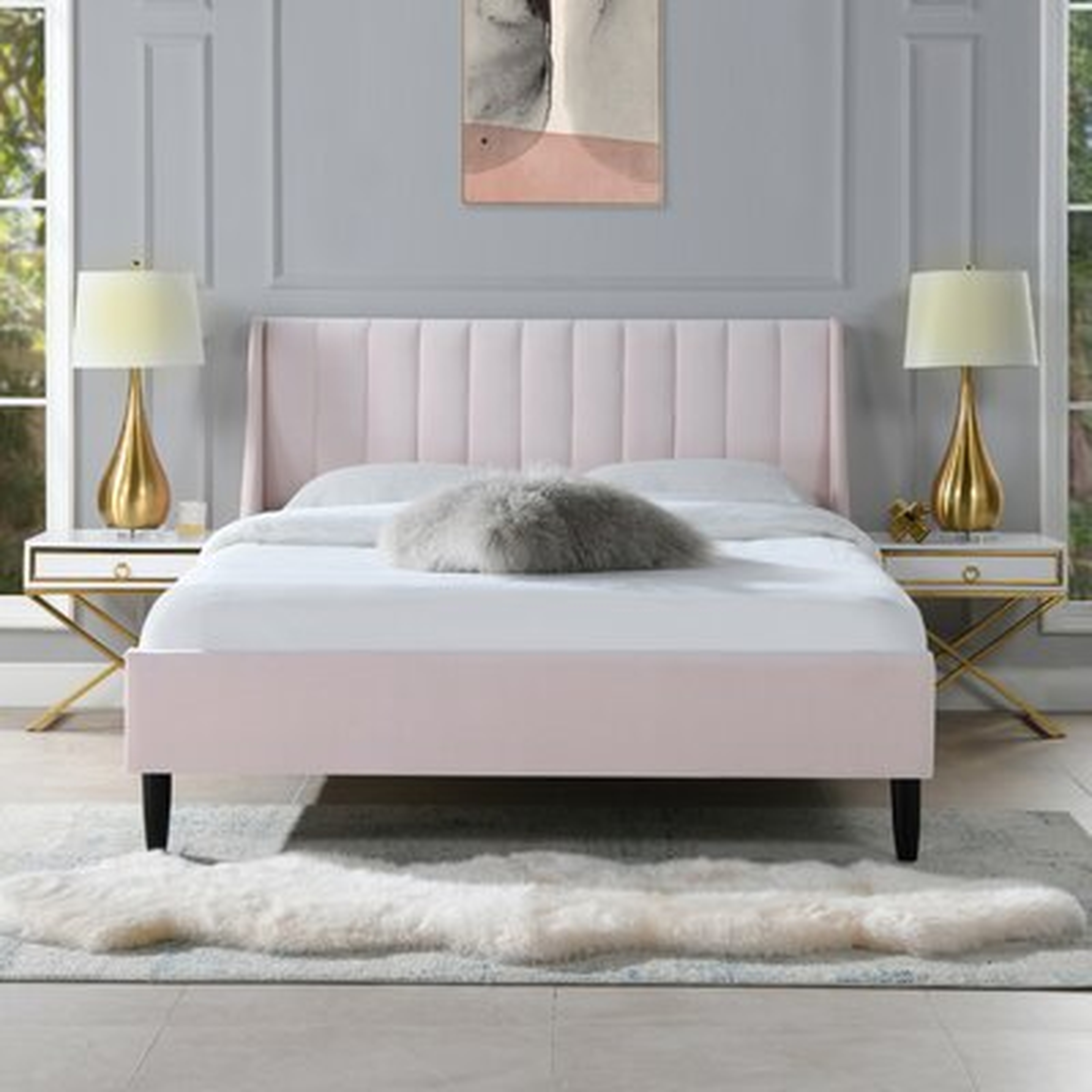 Mapletown Upholstered Low Profile Platform Bed - Wayfair