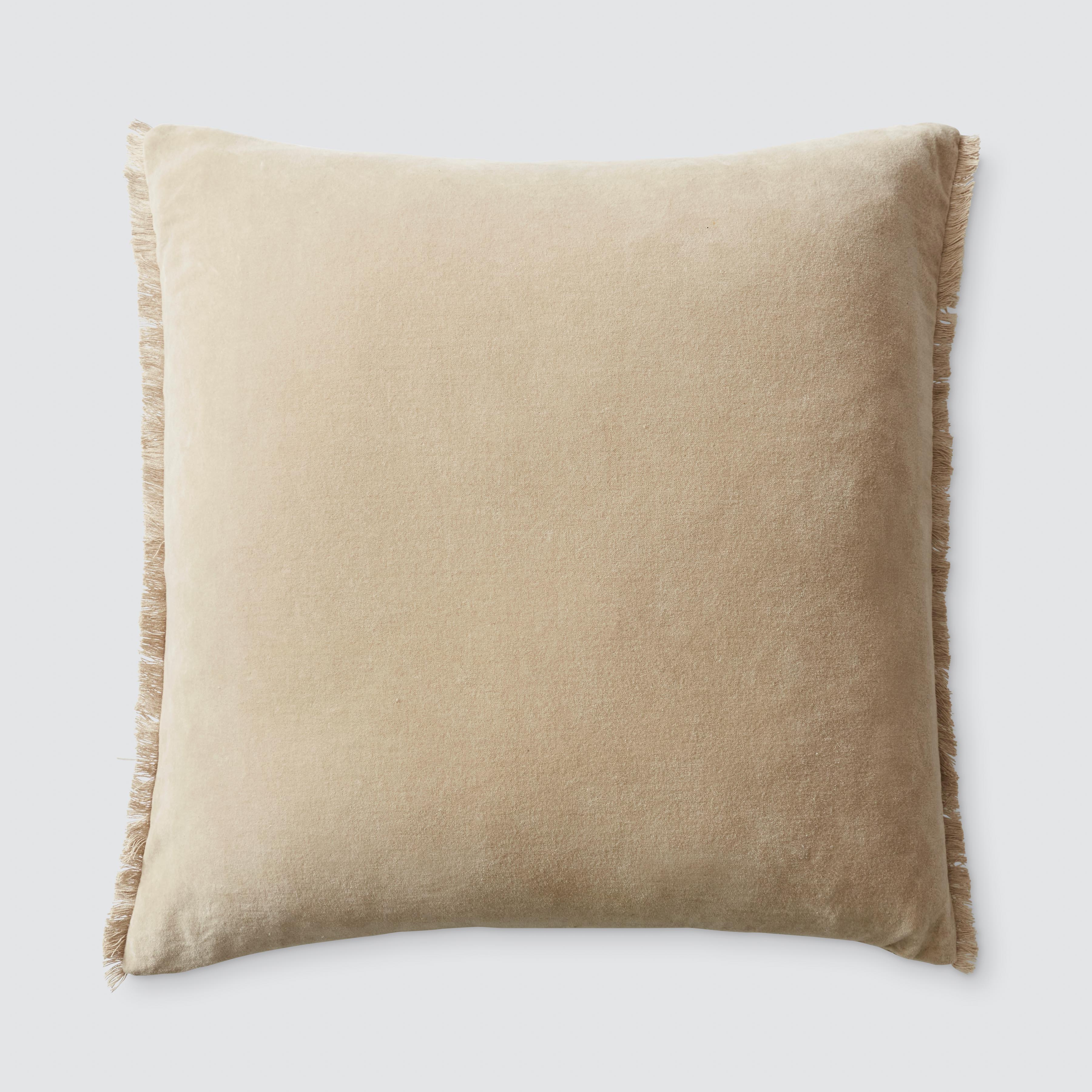 The Citizenry Naveta Velvet Pillow | 22" x 22" | Blue - The Citizenry