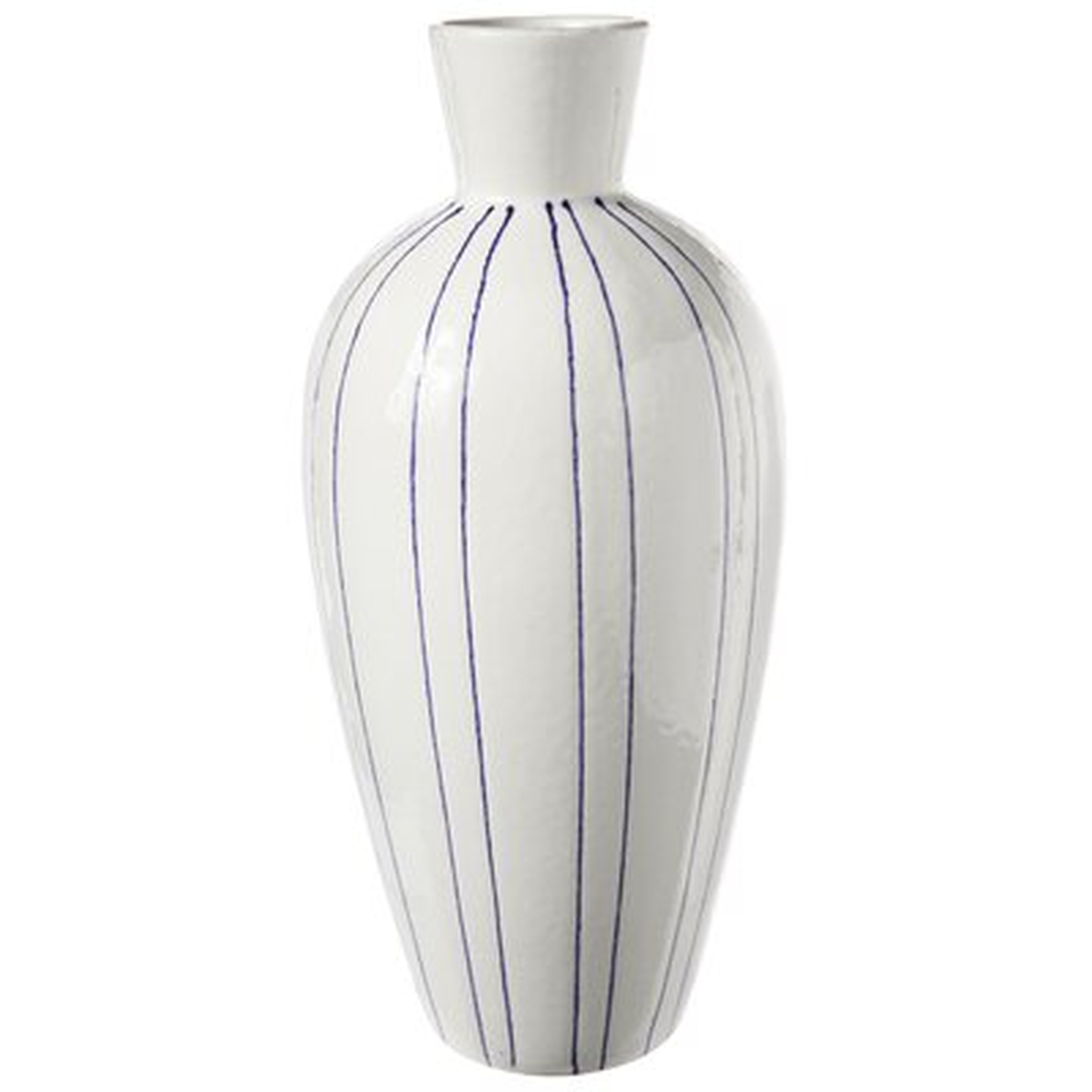 Goetz White Ceramic Table Vase - Wayfair