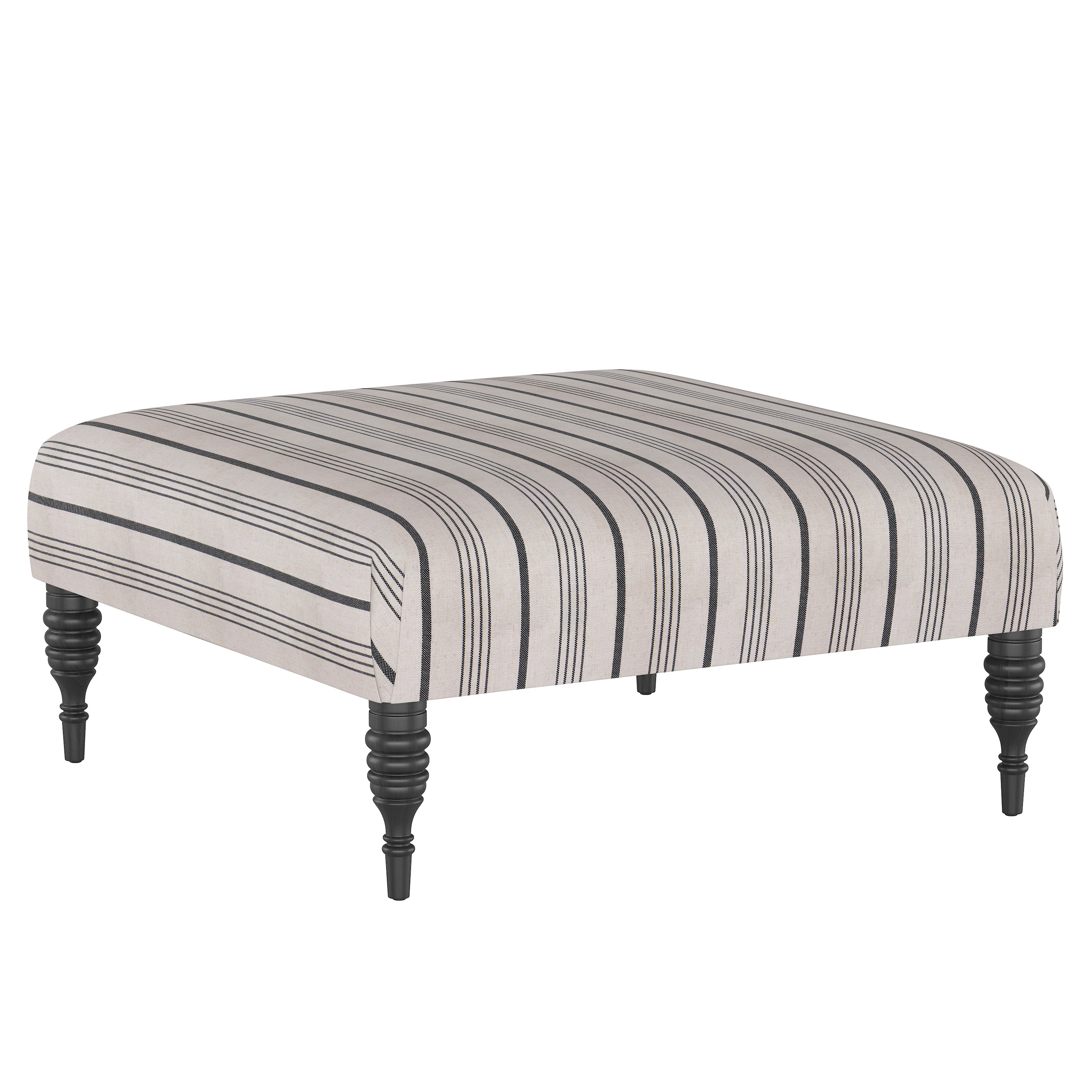 Algren Cocktail Ottoman with Turned Legs - Skyline Furniture