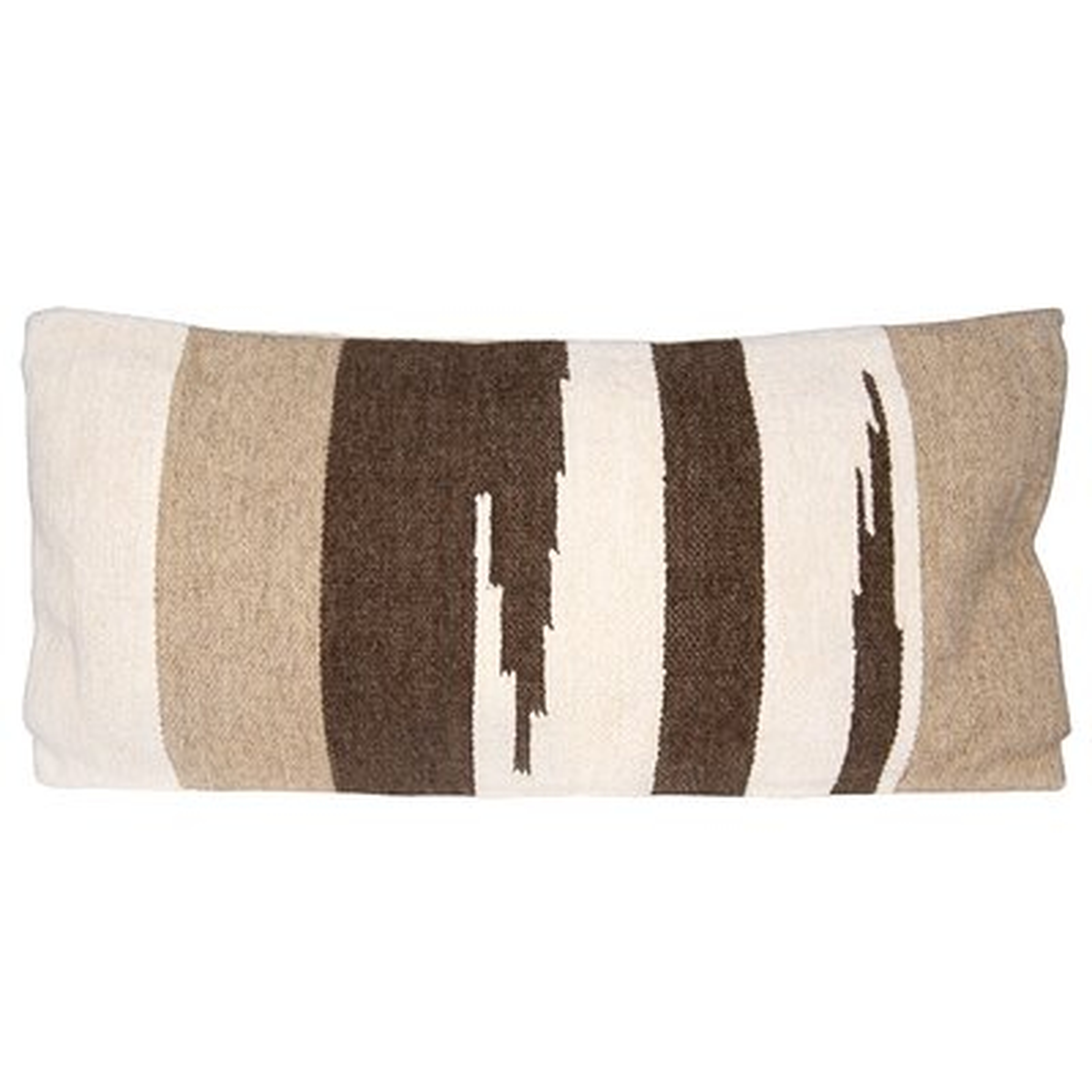 Daphne Handwoven Wool Lumbar Pillow - AllModern