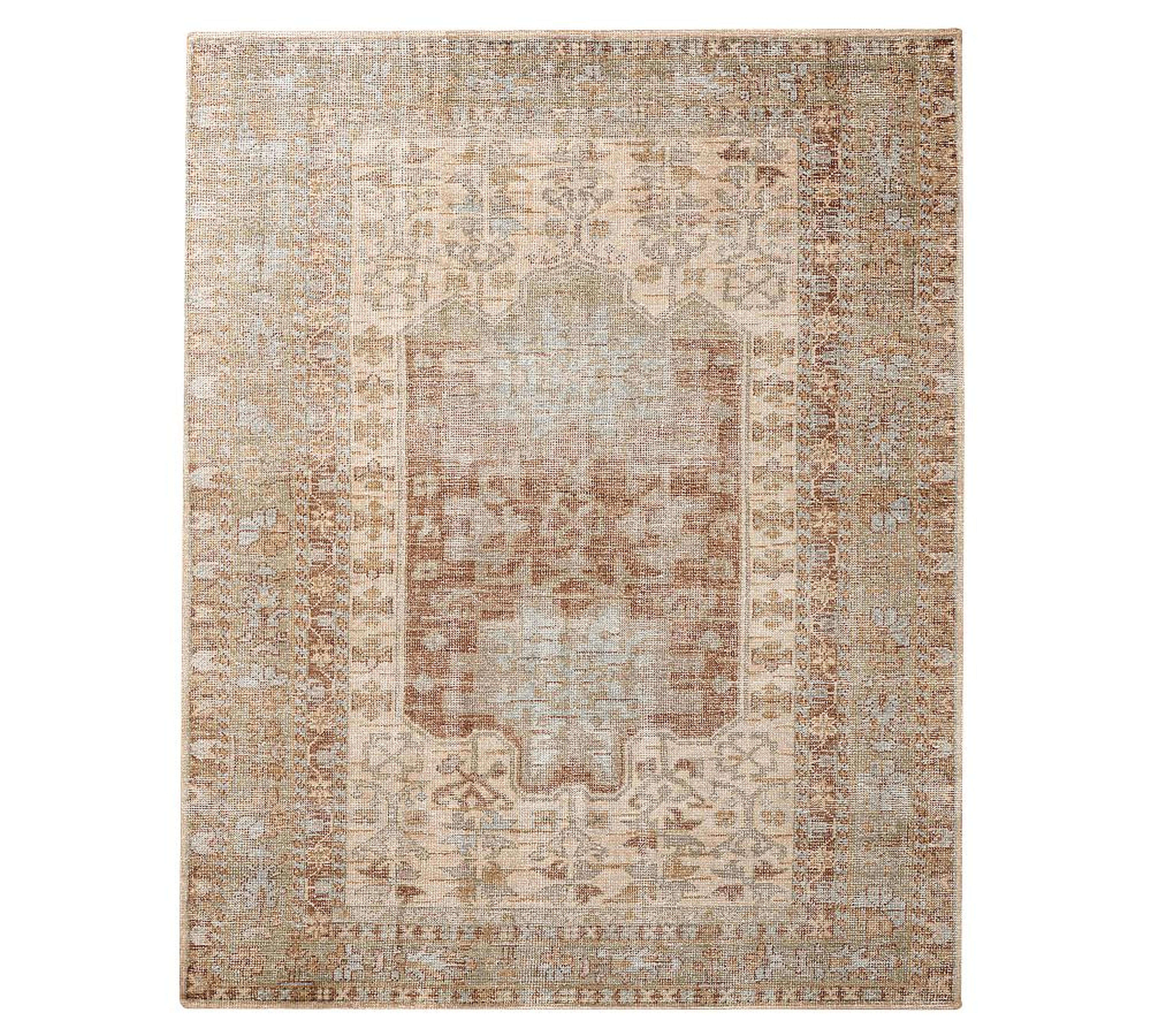 Arlet Hand-Knotted Wool Rug, 9 x 12', Multi - Pottery Barn