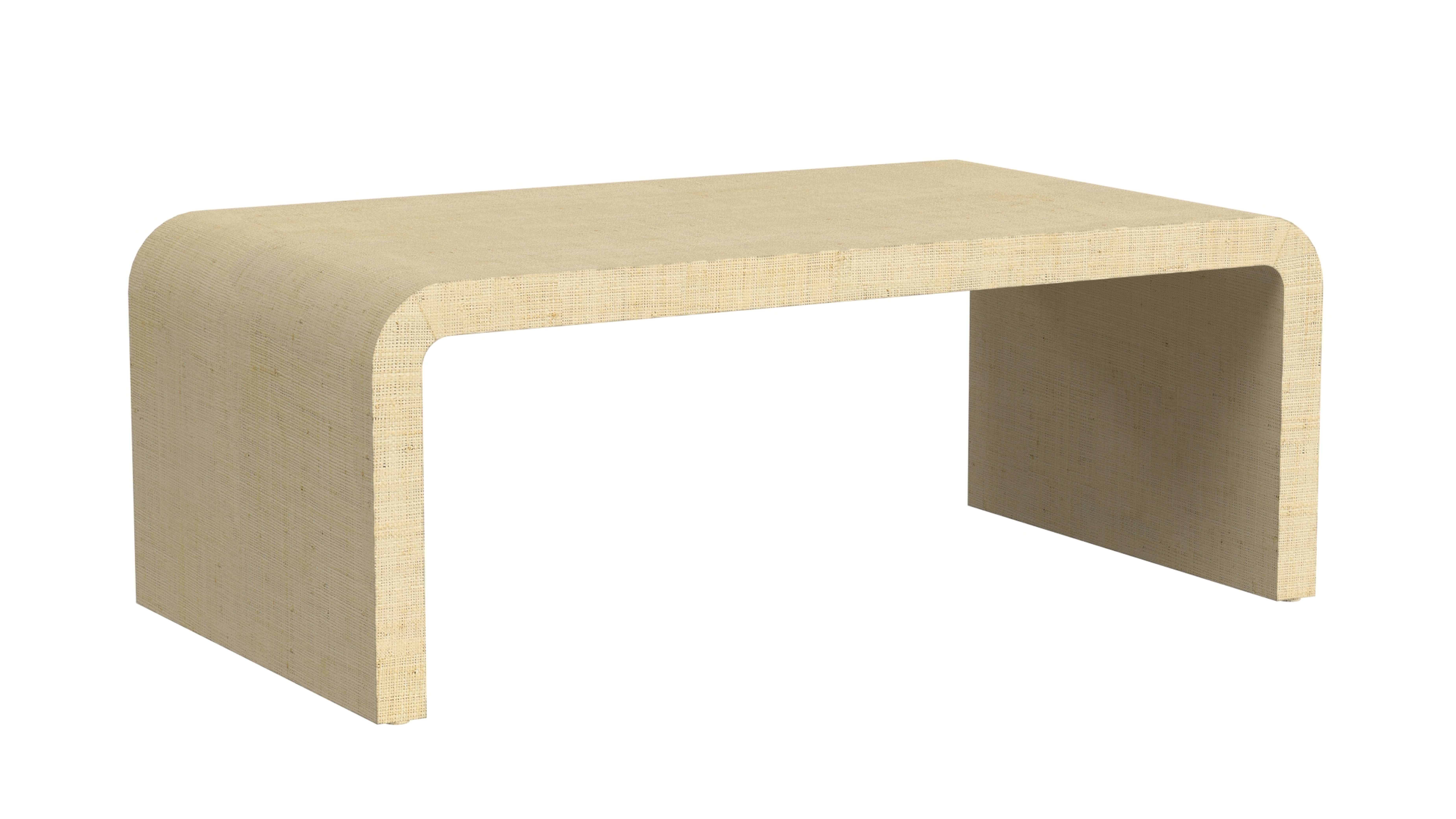 Chatham Natural Raffia Coffee Table - Butler Specialty Co.