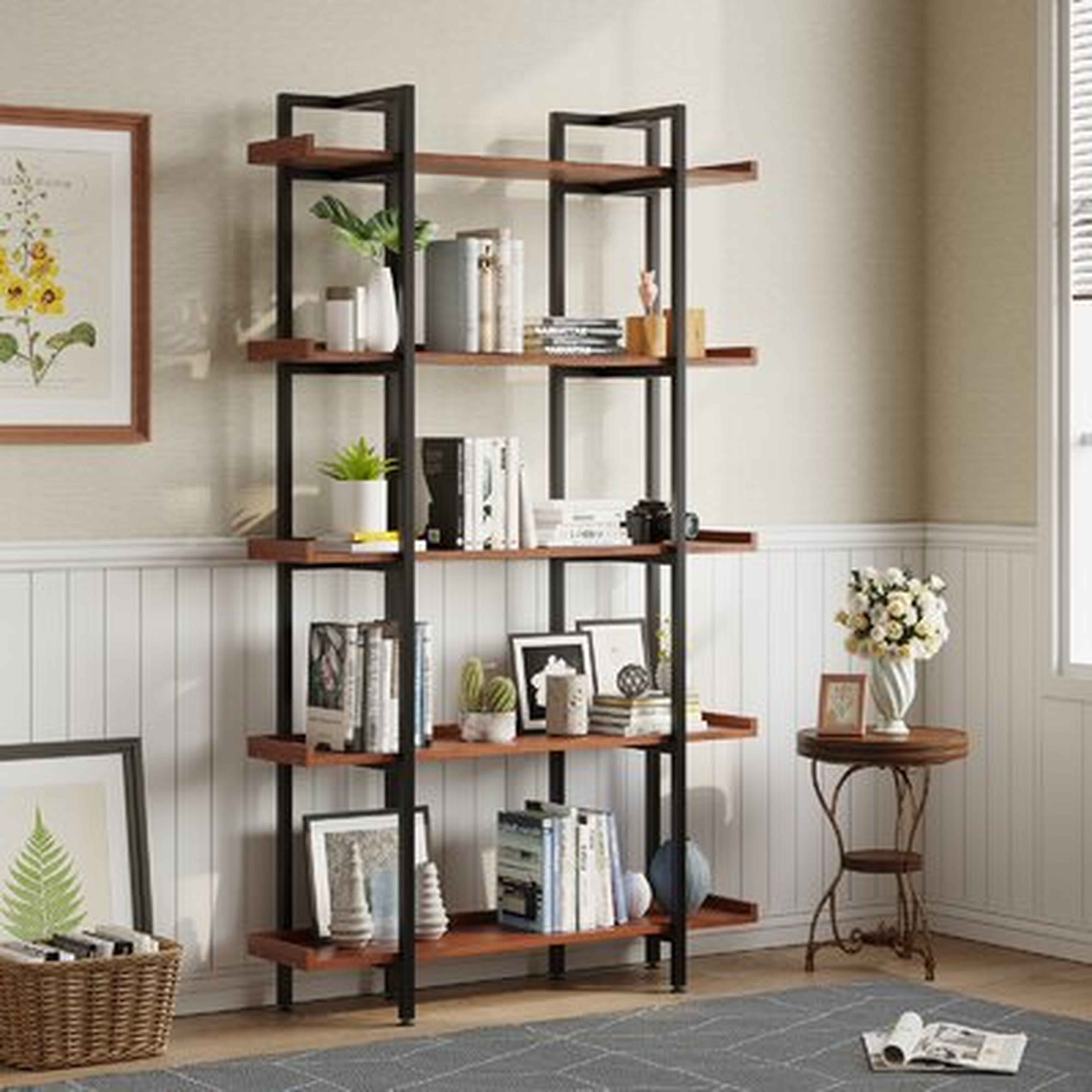 Chaske 71.65'' H x 41.34'' W Etagere Bookcase - Wayfair