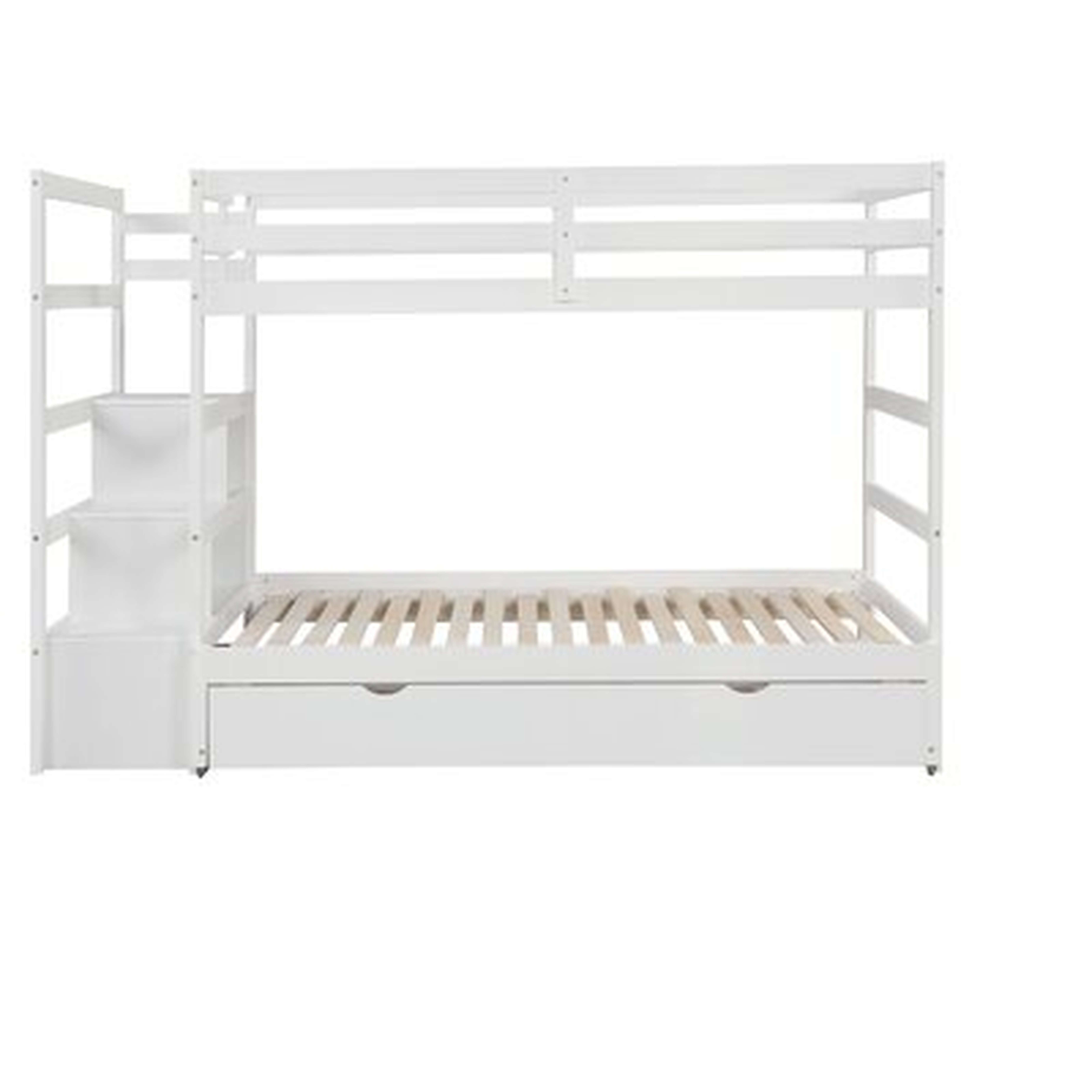 Rehobeth Twin Over Twin Bunk Bed with Trundle - Wayfair