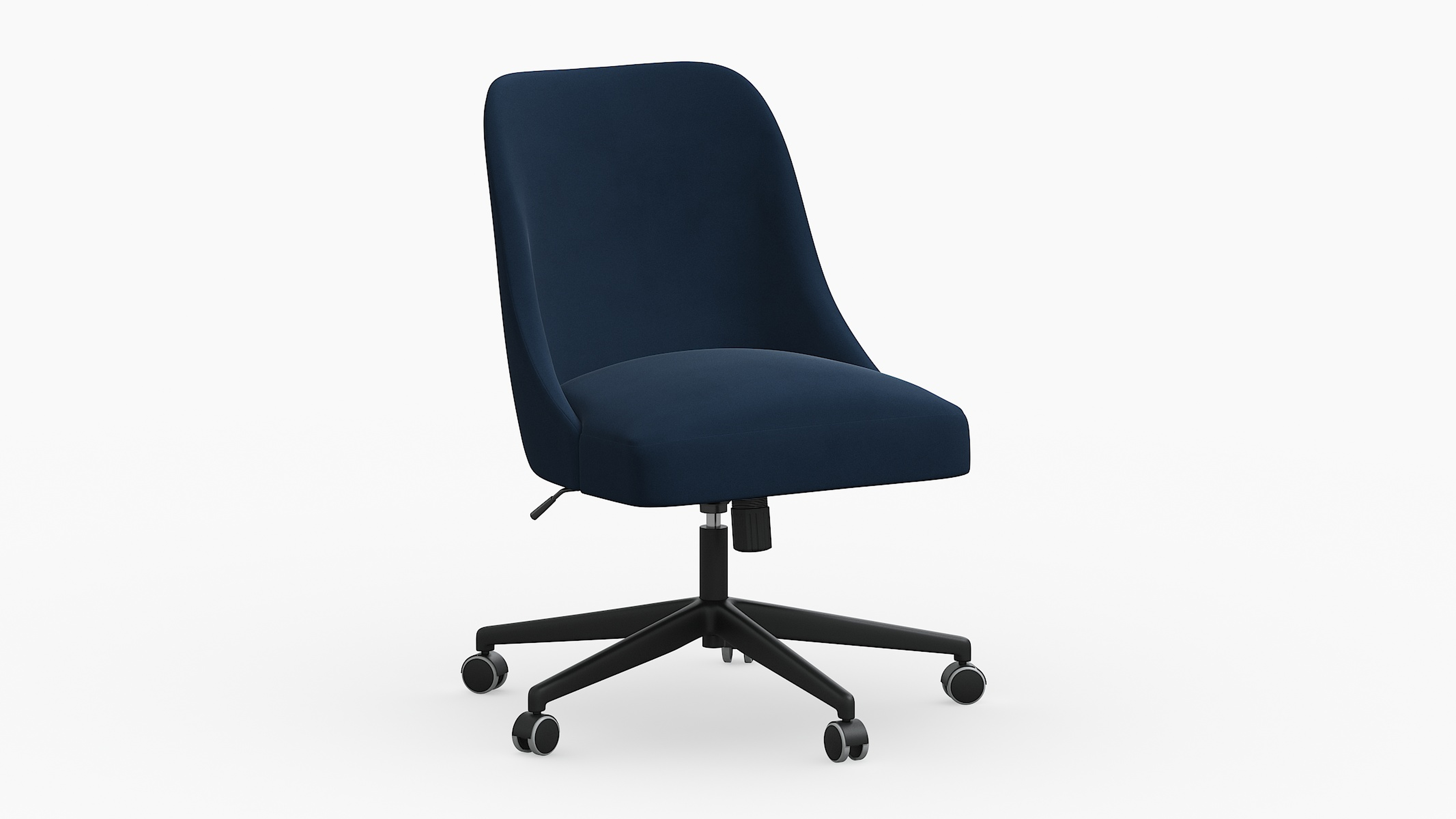 Tailored Task Chair, Navy Classic Velvet - The Inside