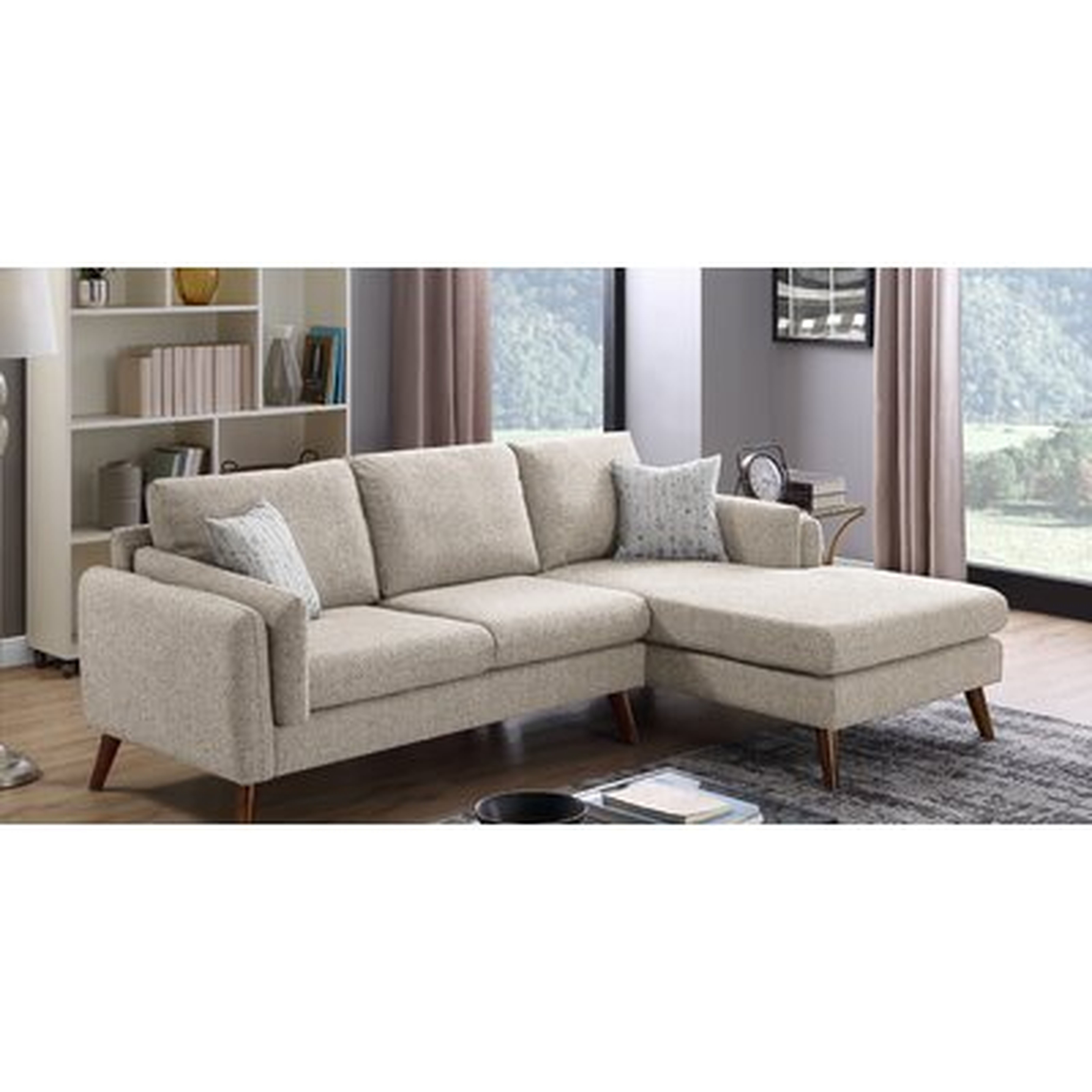 Bicknell 93" Right Hand Facing Sectional - Wayfair
