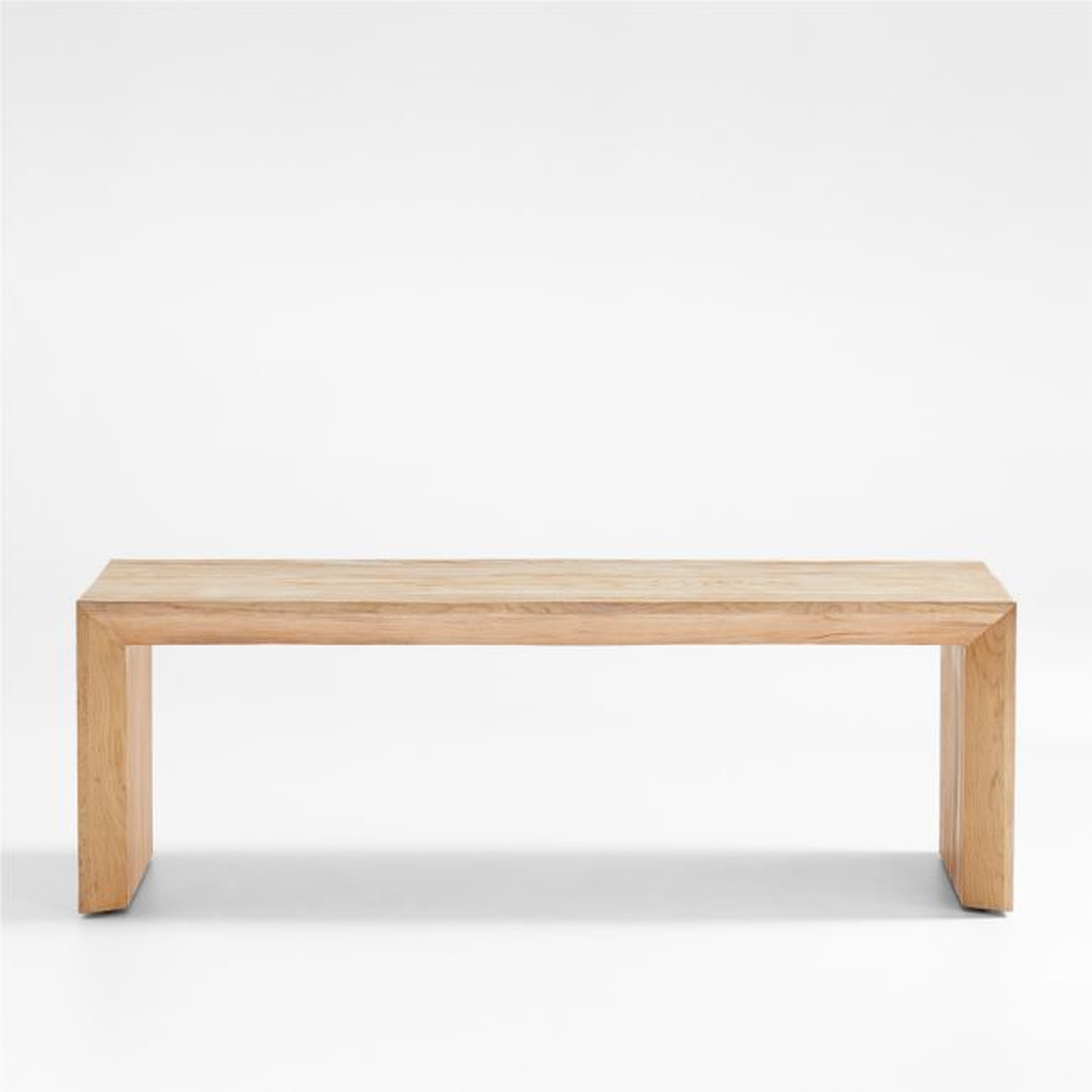 Baja Natural Oak Wood 54" Rectangular Coffee Table - Crate and Barrel