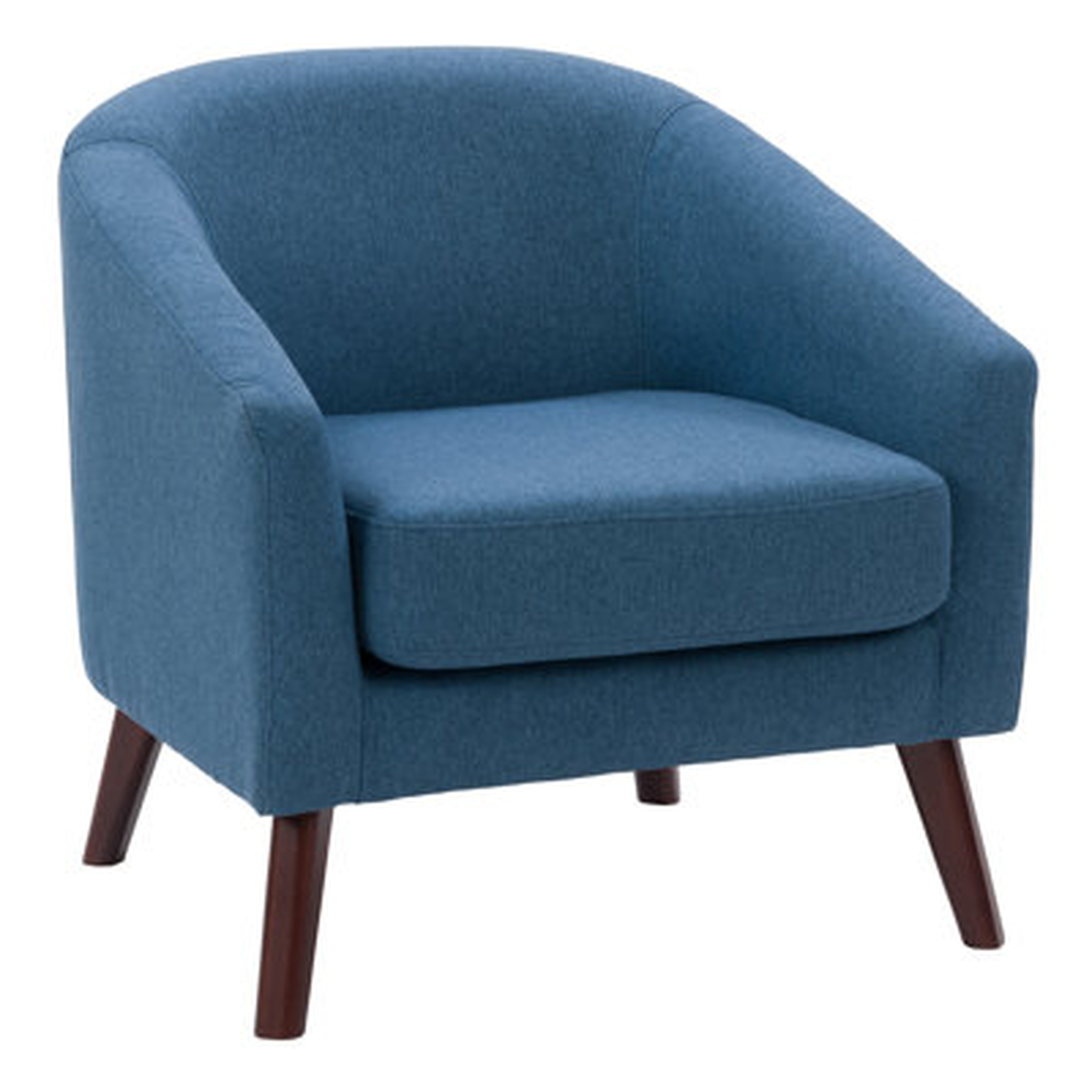 Elwood Modern Tub Chair In Blue - Wayfair