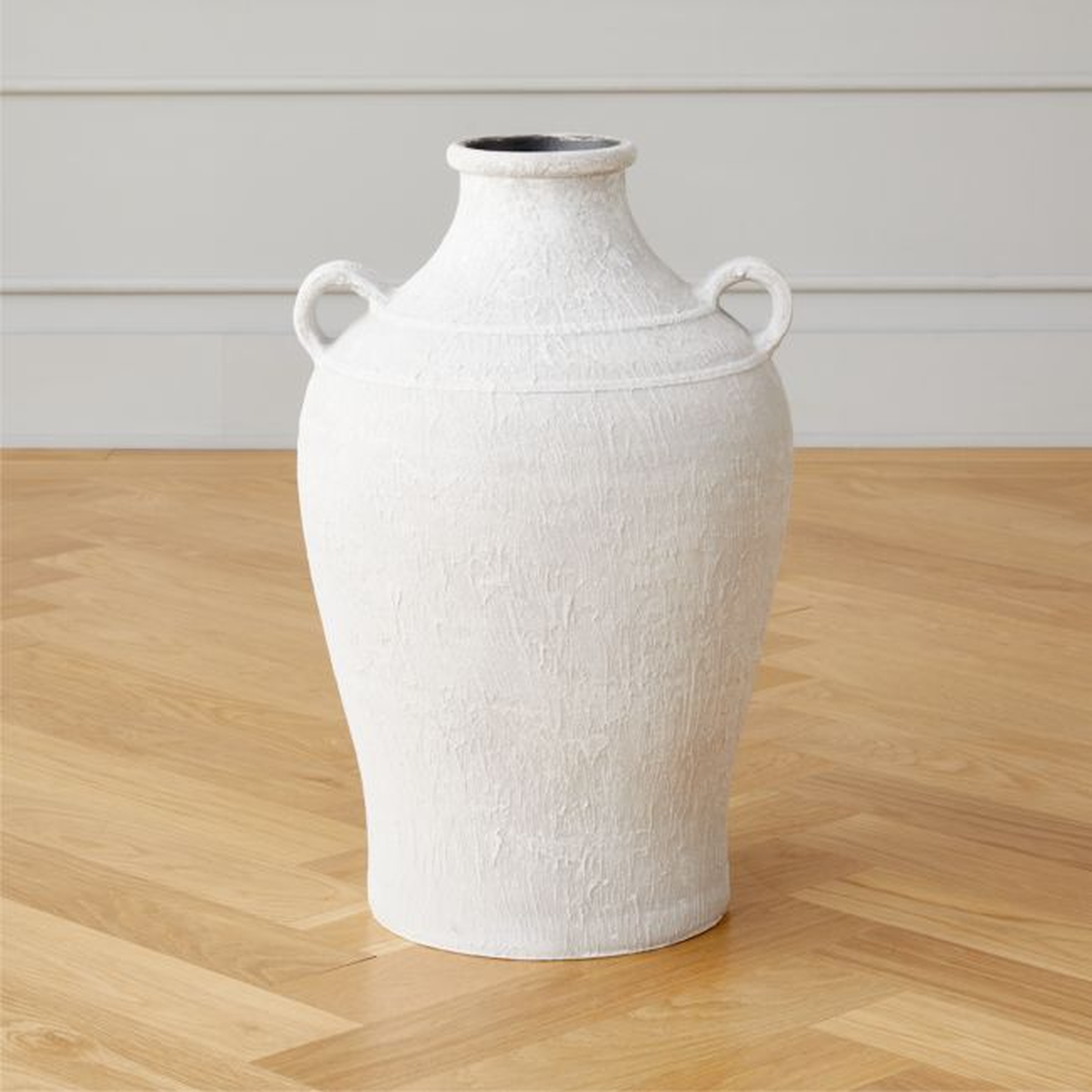 Brizo Small White Vase - CB2