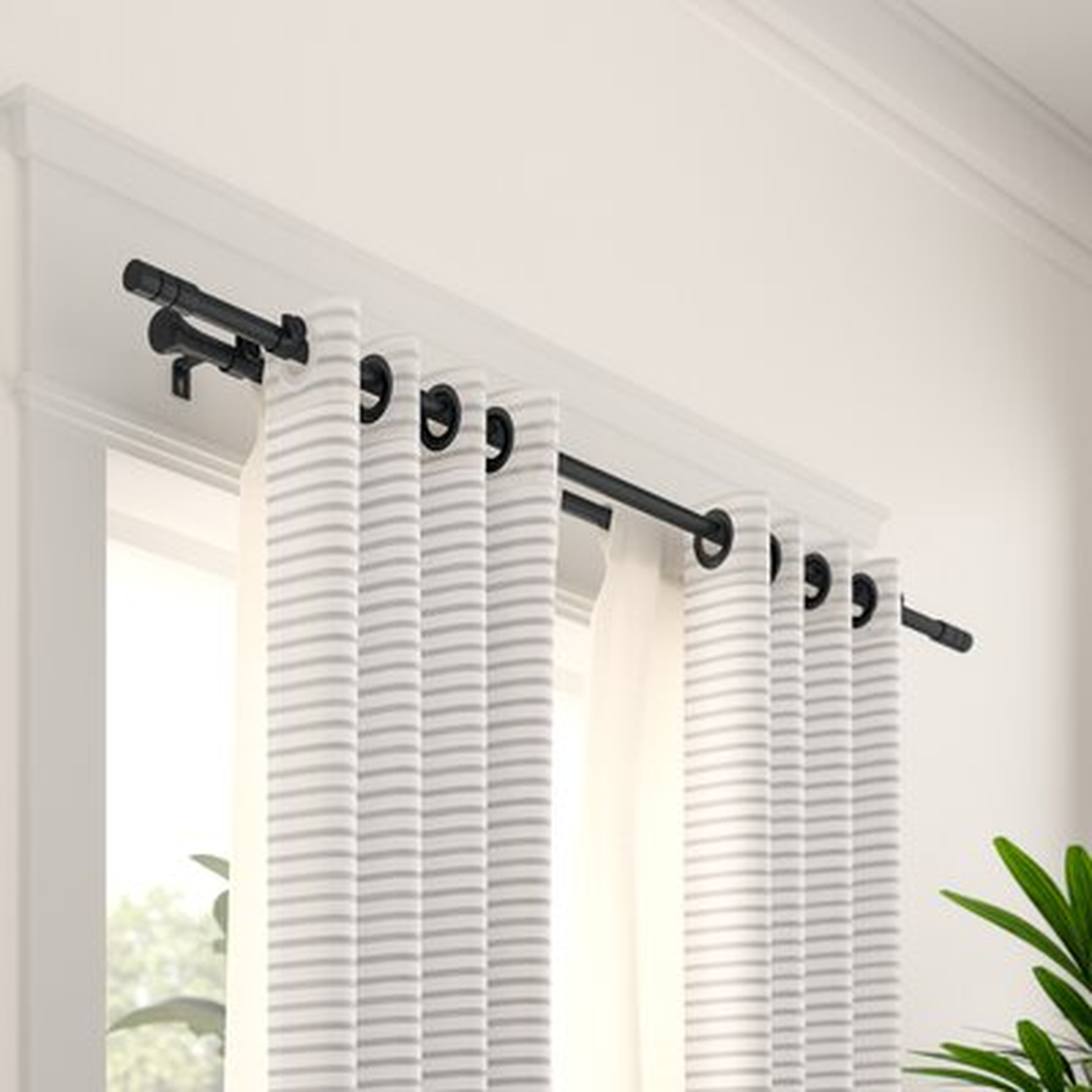 Chesson Double Curtain Rod and Hardware Set - AllModern