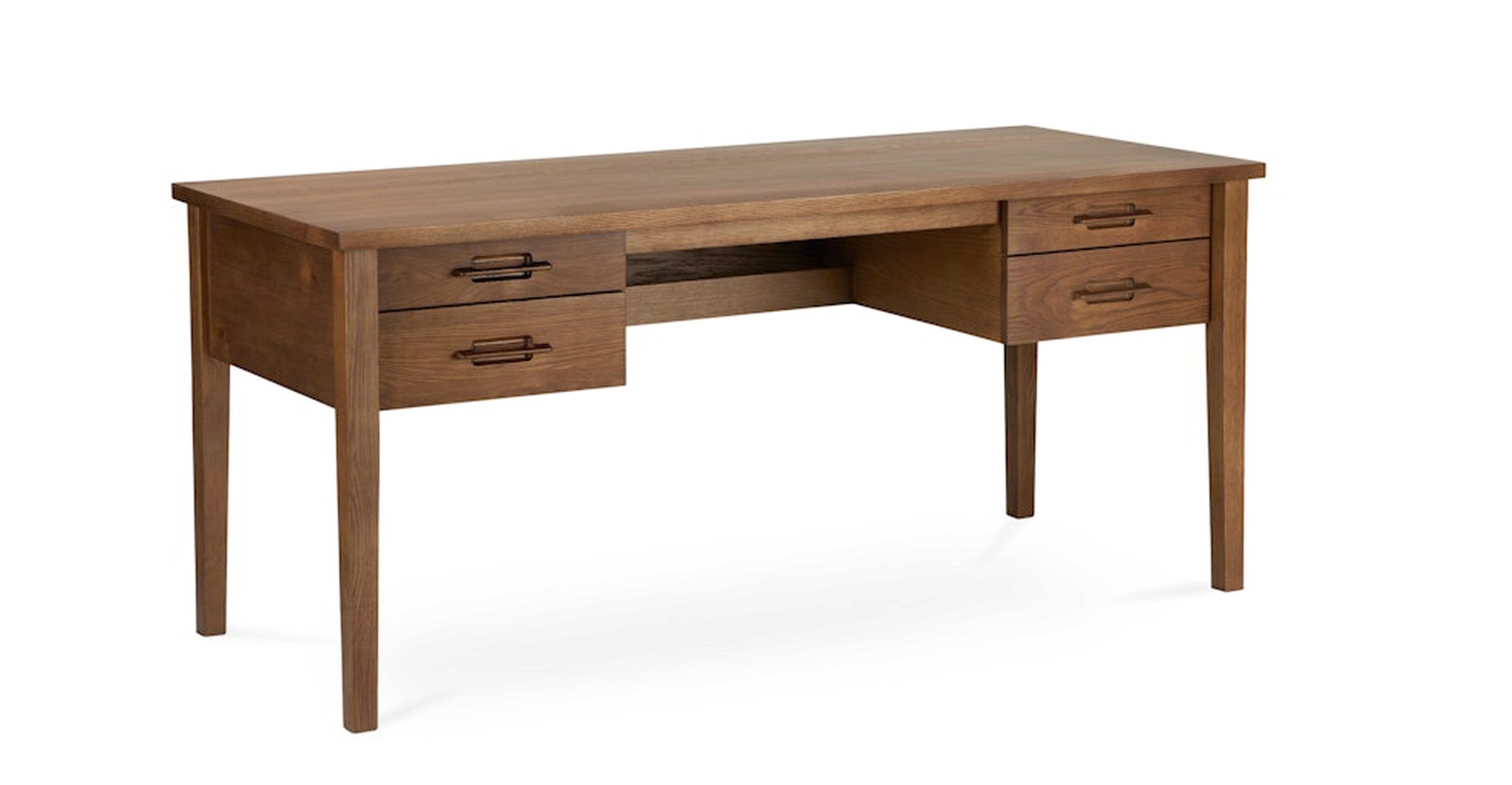 Munson 67" Storage Desk - Smoked Oak - Article