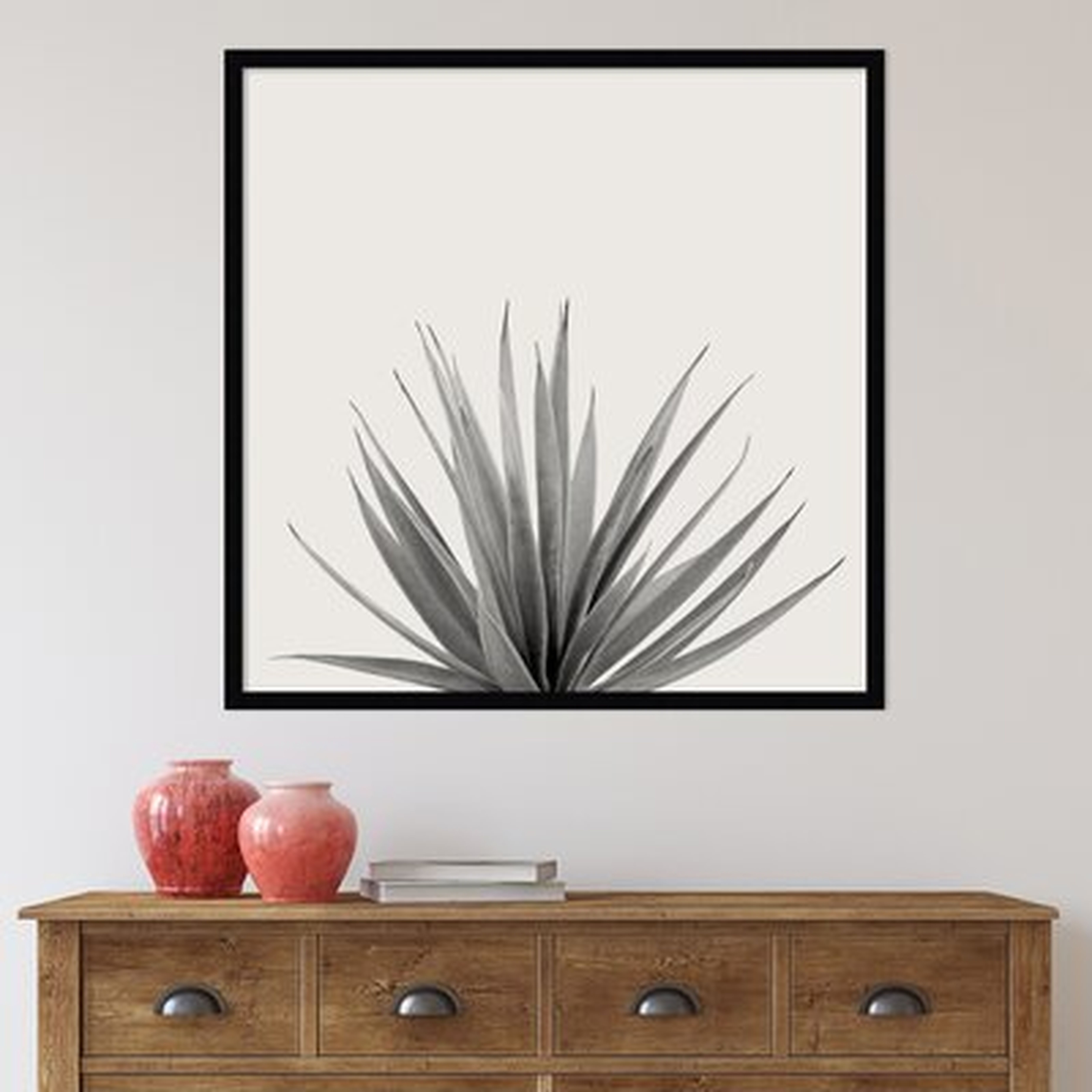 The Creative Bunch Studio Haze Agave Succulent - Picture Frame Photograph Print on Paper - AllModern