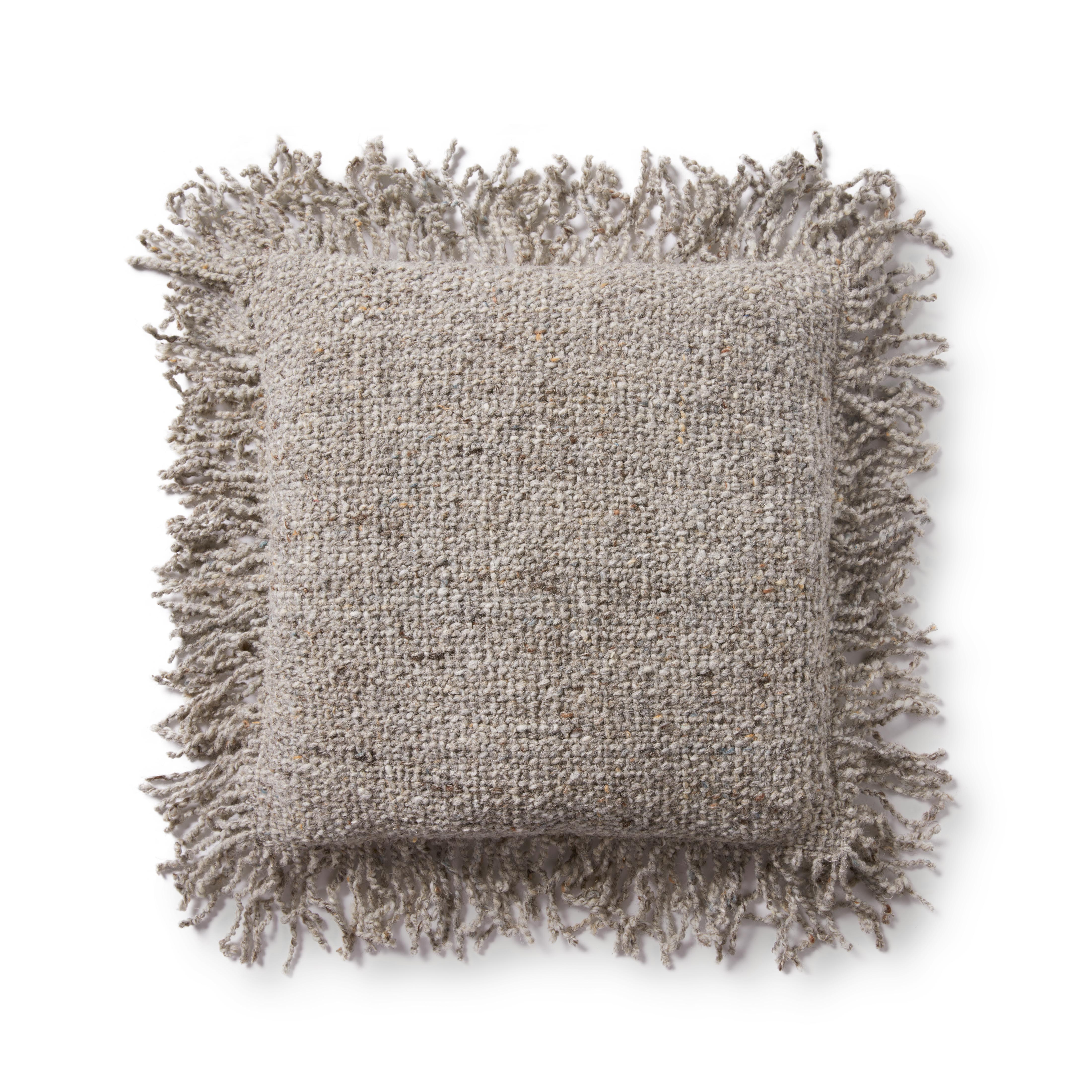 Loloi Pillows Beige 18" x 18" Cover Only - Loloi Rugs