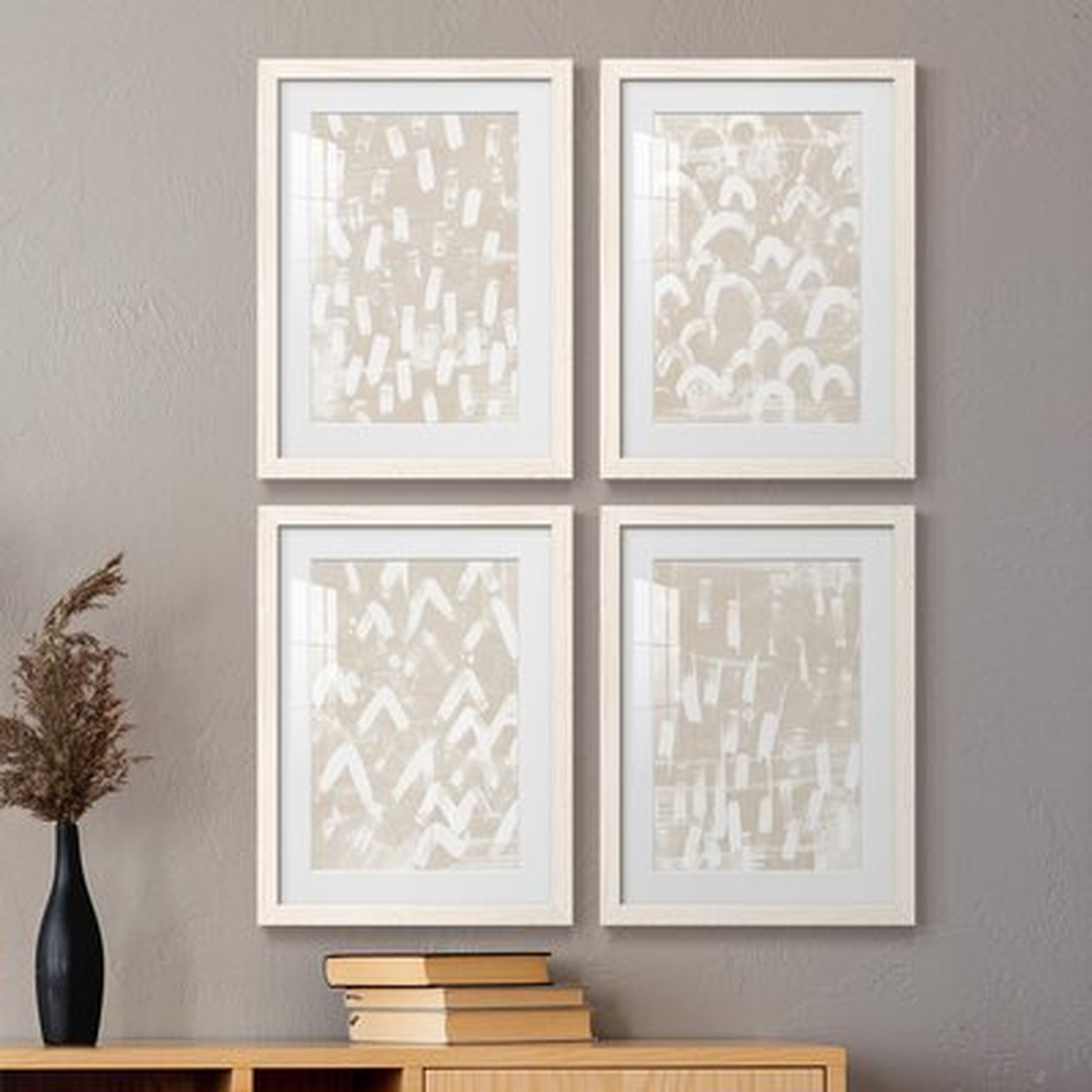 Earth Etching I - 4 Piece Picture Frame Print Set - Wayfair