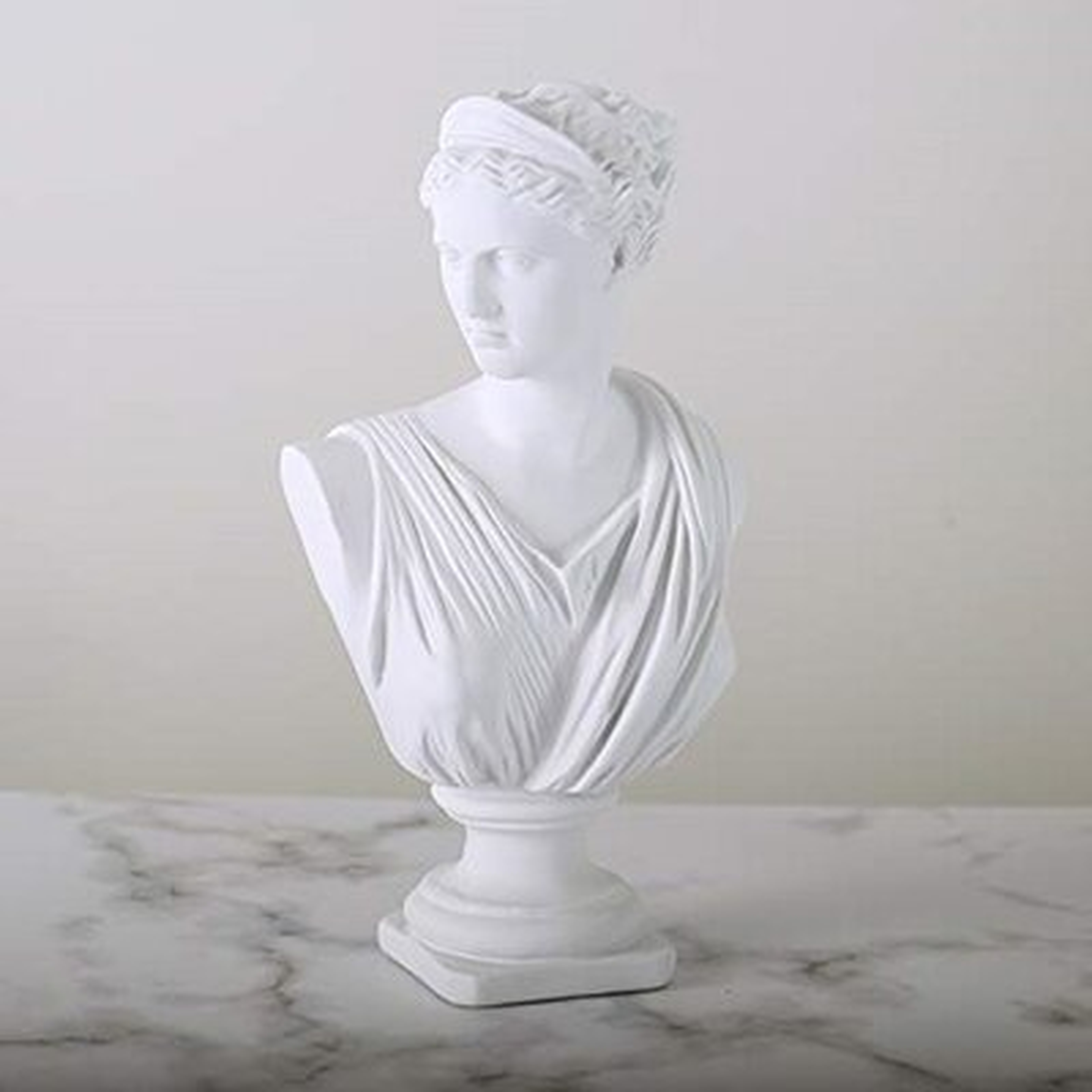 Mullens Roman Goddess Of Wisdom Bust Statue - Wayfair