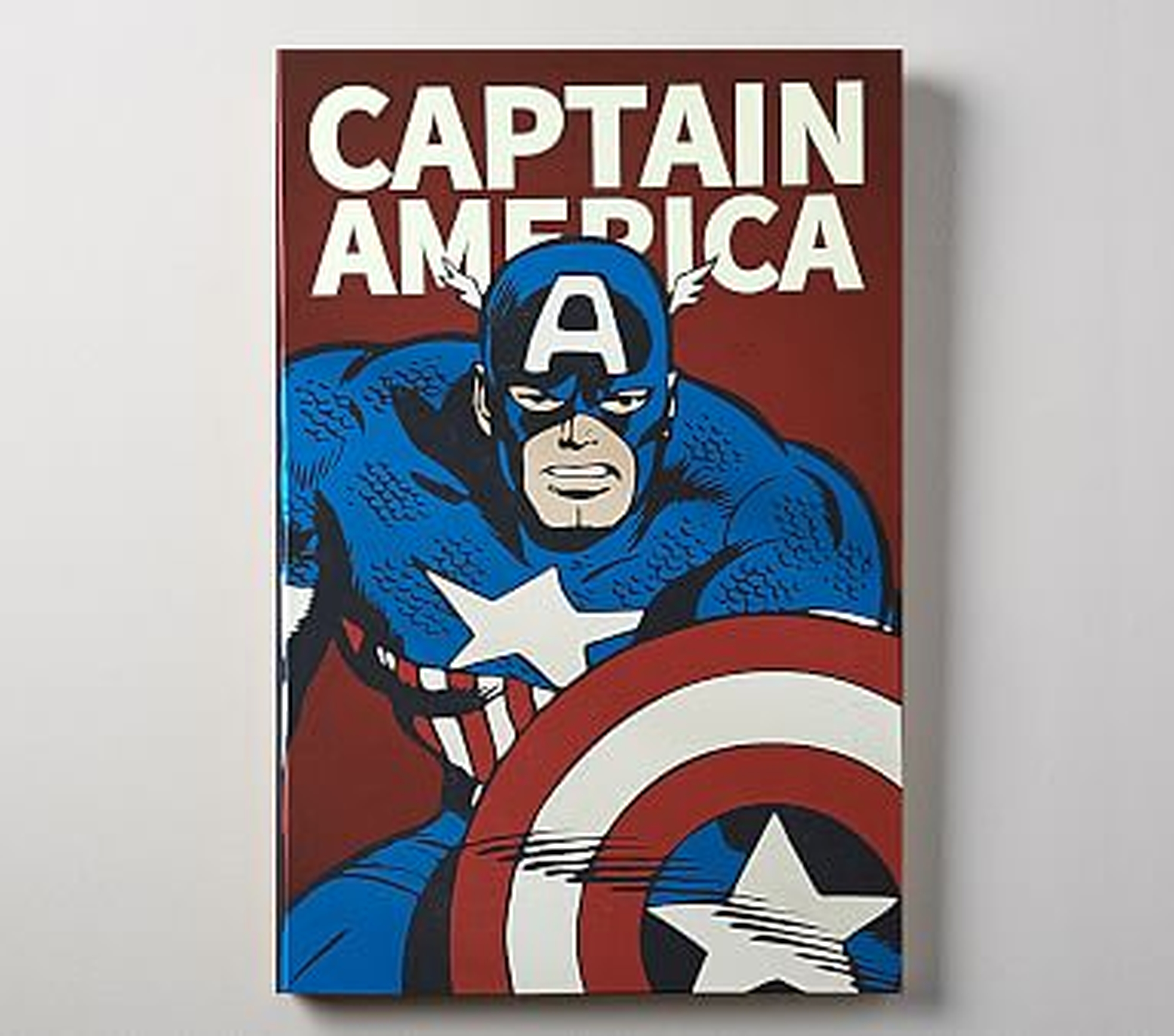 Marvel Super Heroes Glow In the Dark Art, Captain America - Pottery Barn Kids