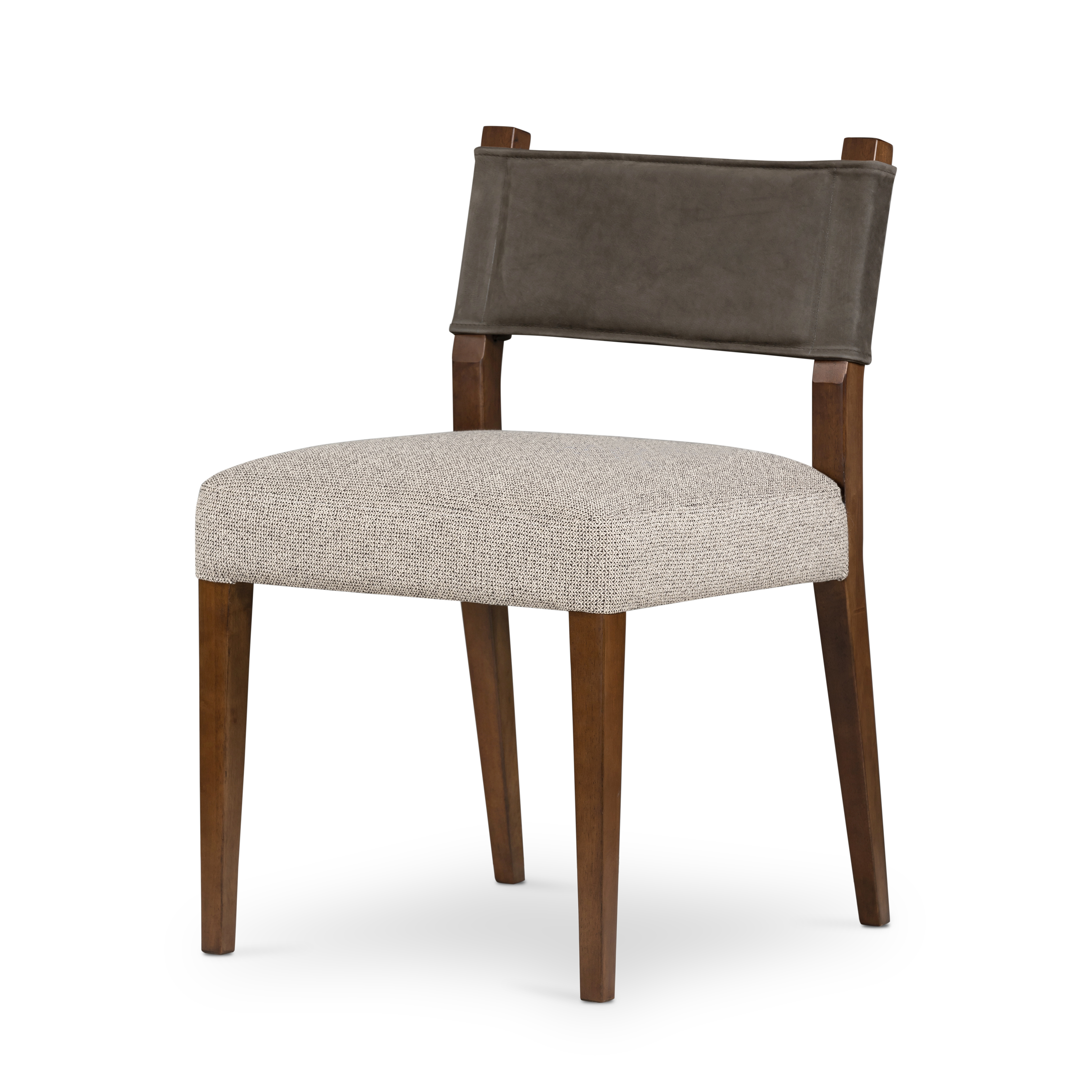 Ferris Dining Chair-Nubuck Charcoal - Four Hands