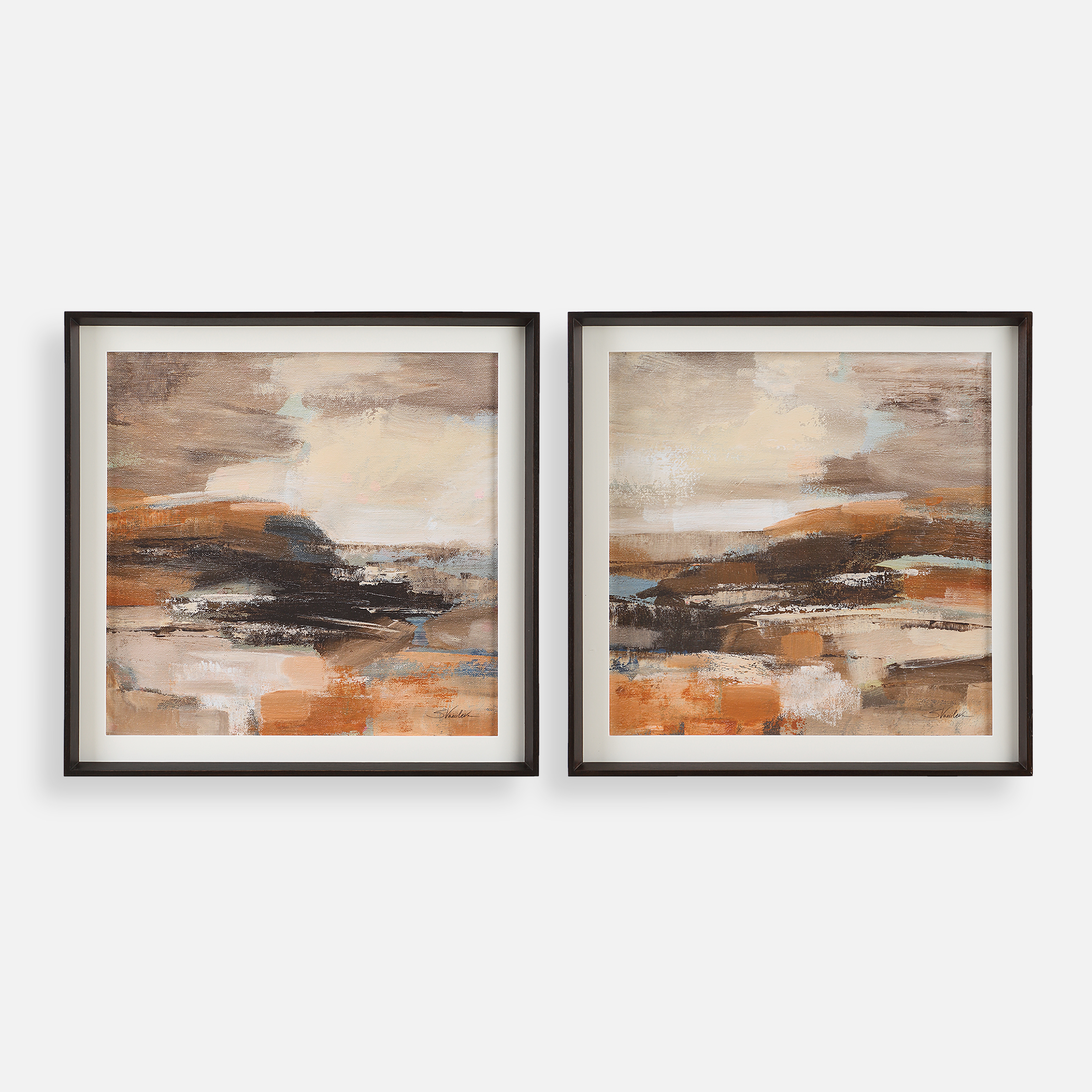 Cinnamon Shore Framed Prints Set/2 - Uttermost