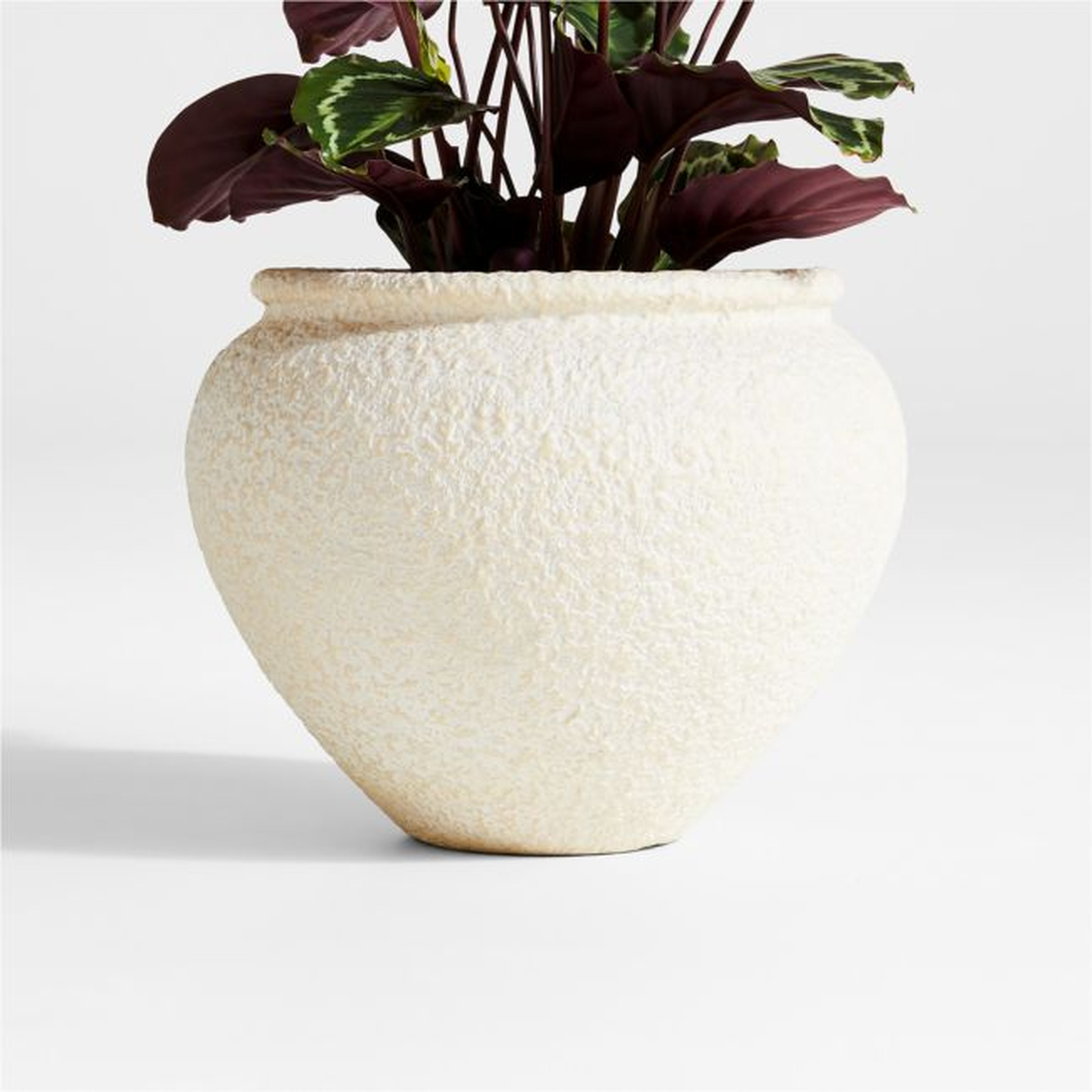 Ophelia 16.5" x 13" Natural Small Planter - Crate and Barrel