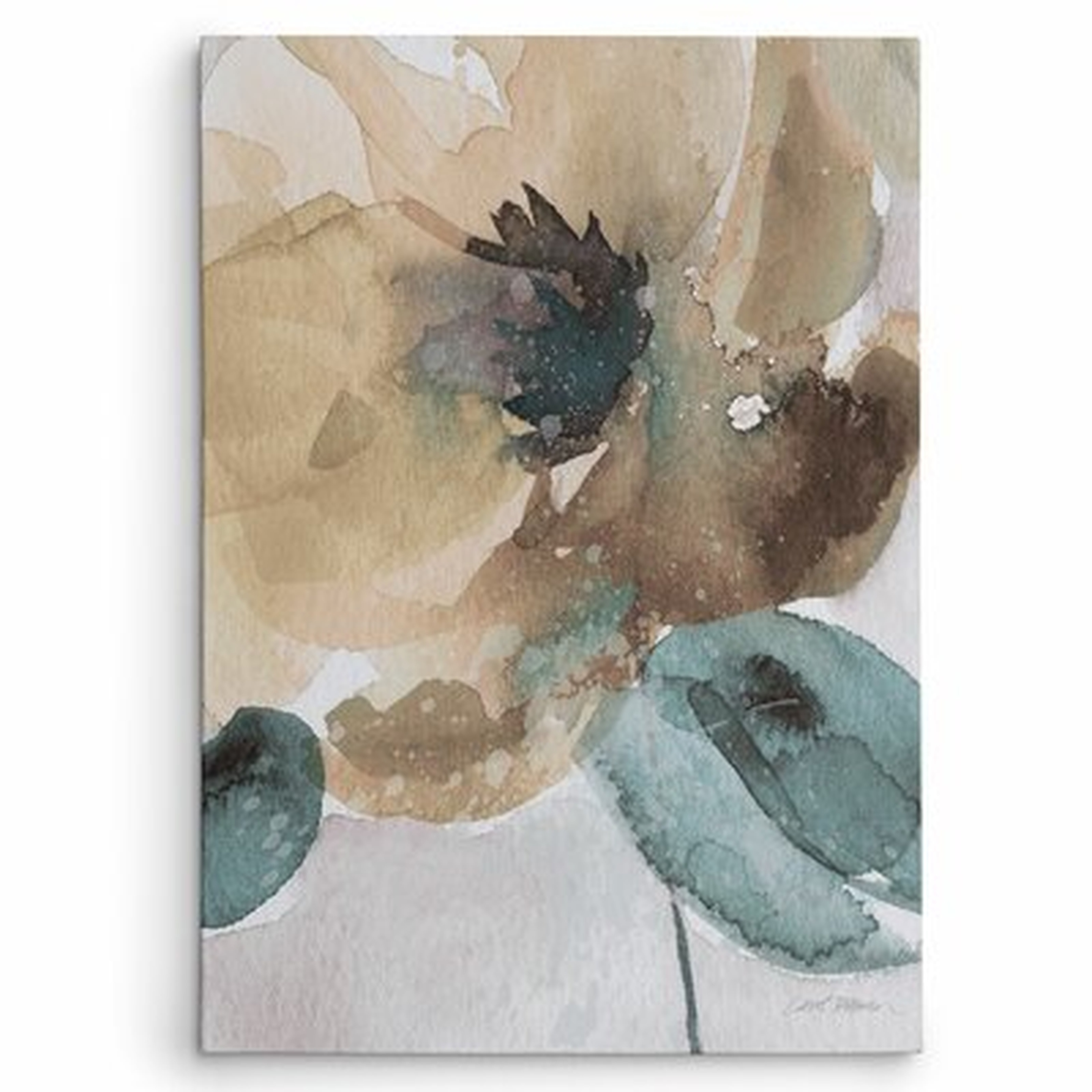 'Watercolor Poppy II' by Carol Robinson Painting Print on Wrapped Canvas - Wayfair