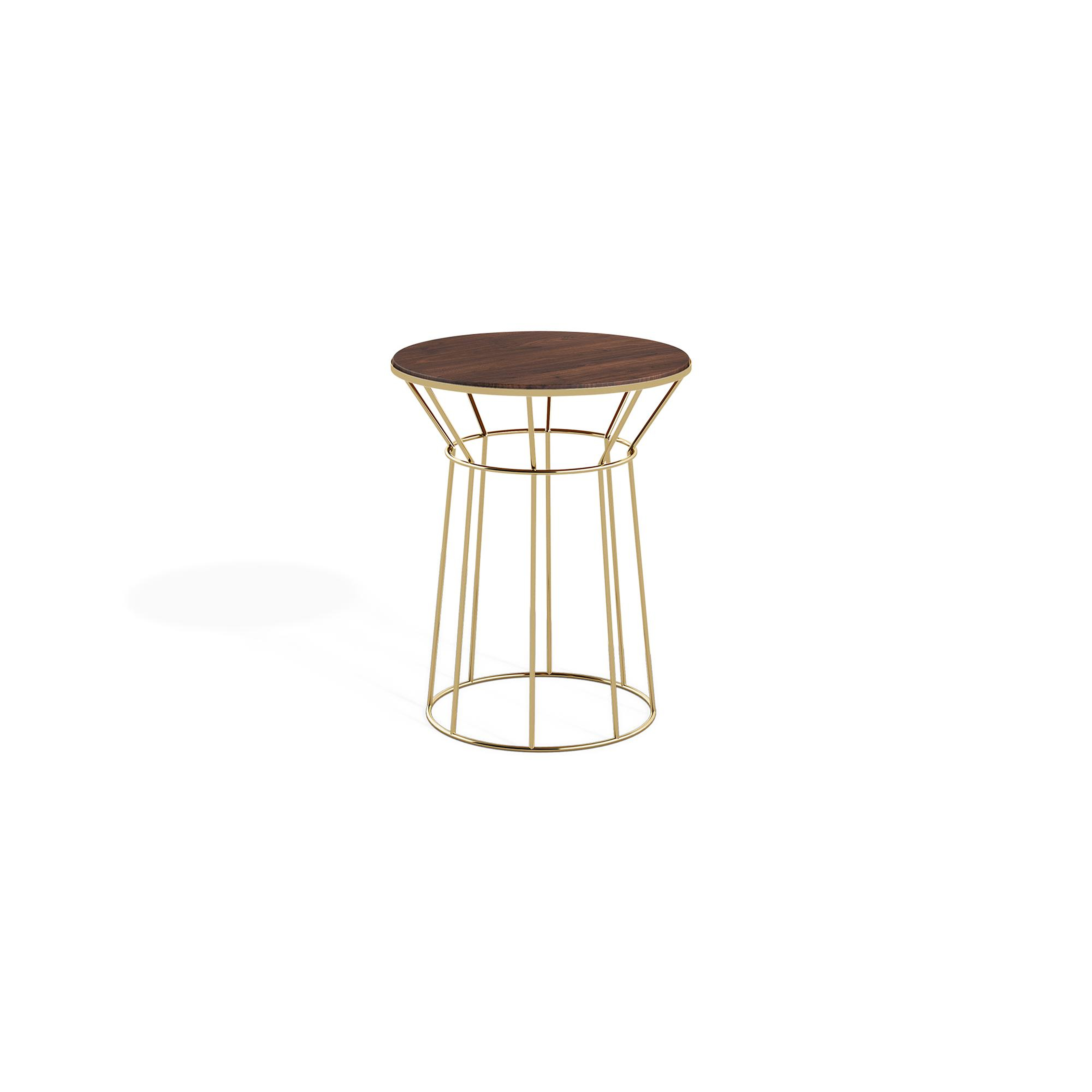 Signal Side Table in Walnut - Burrow