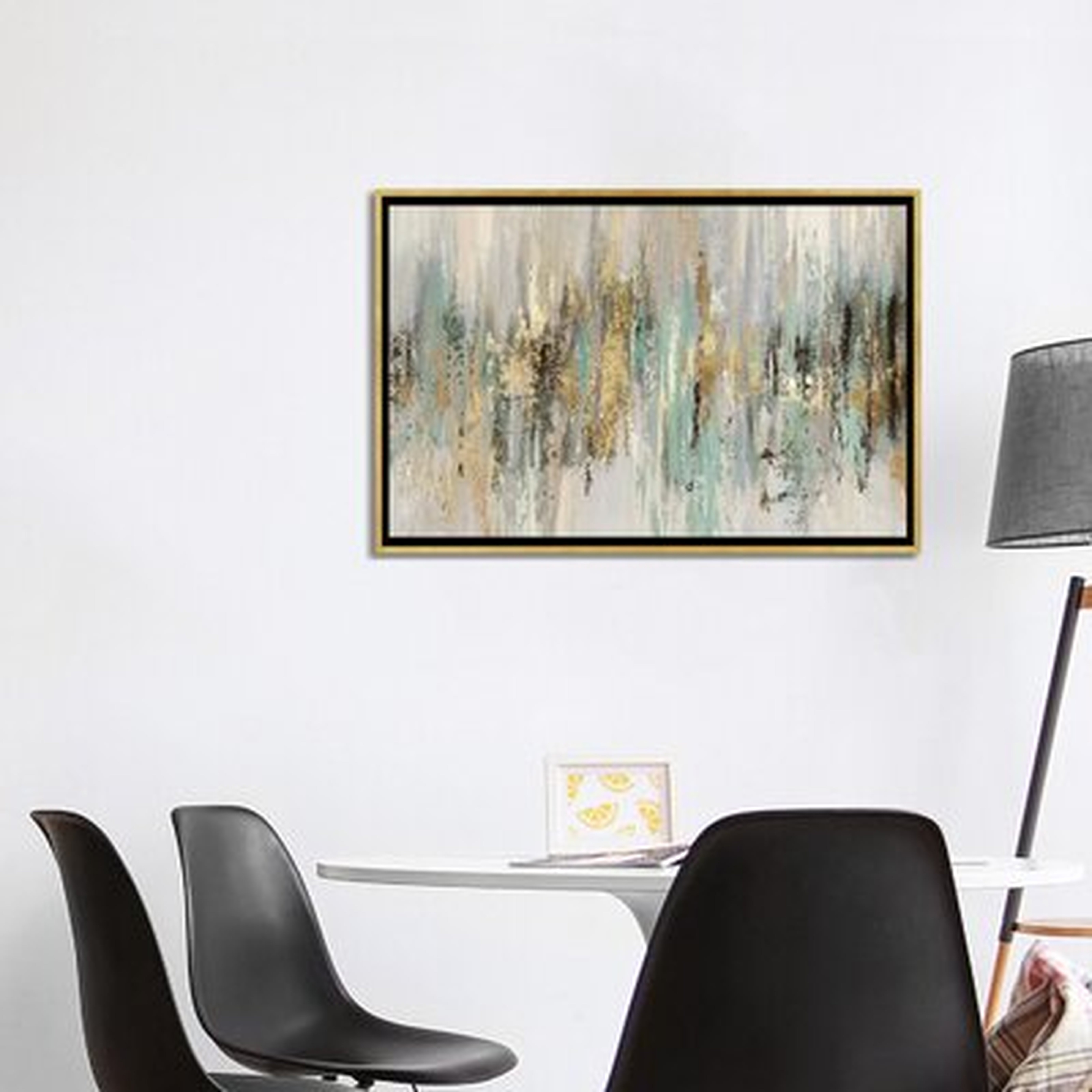 Dripping Gold I' by Tom Reeves - Picture Frame Print - Wayfair