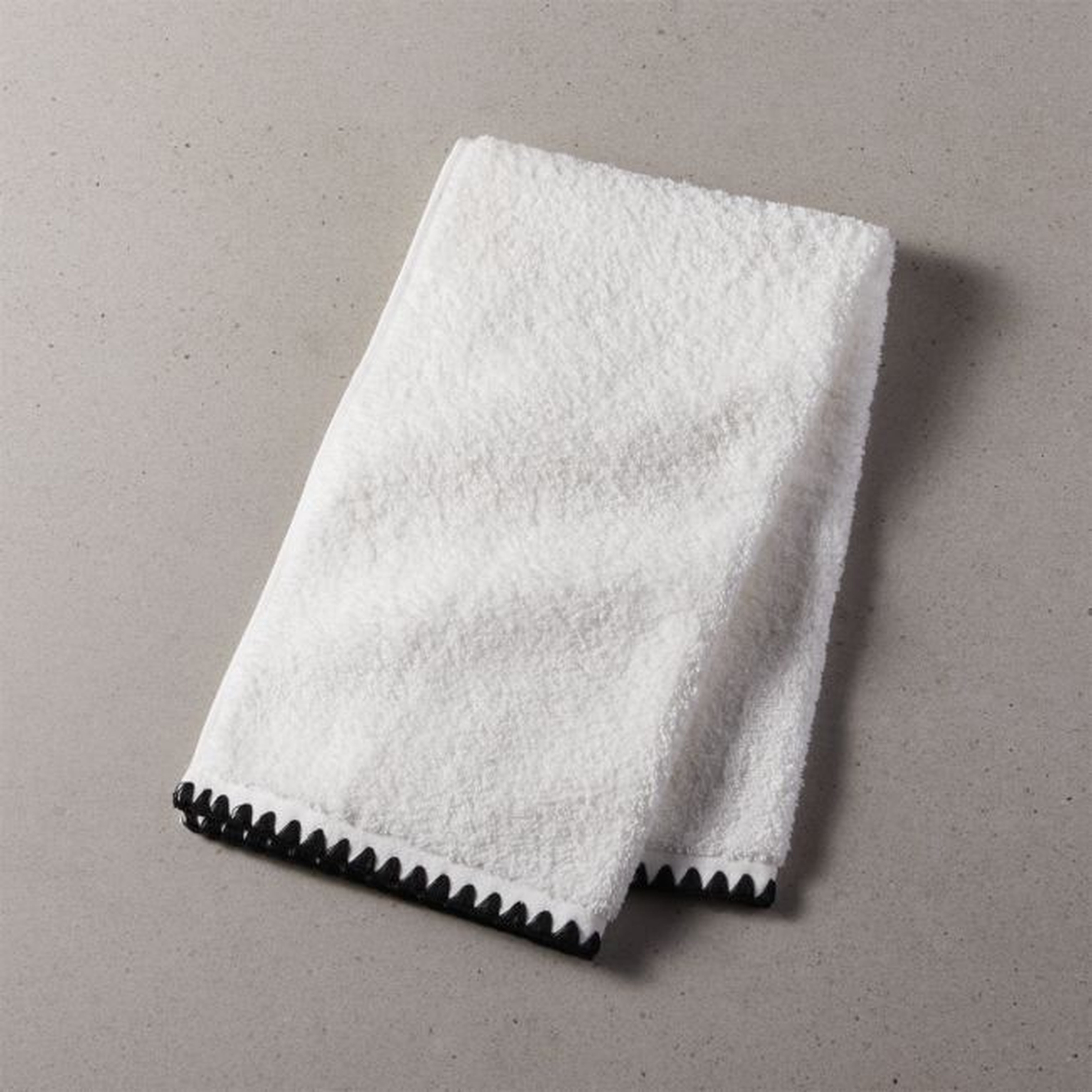 Tuli Black Trim Hand Towel - CB2