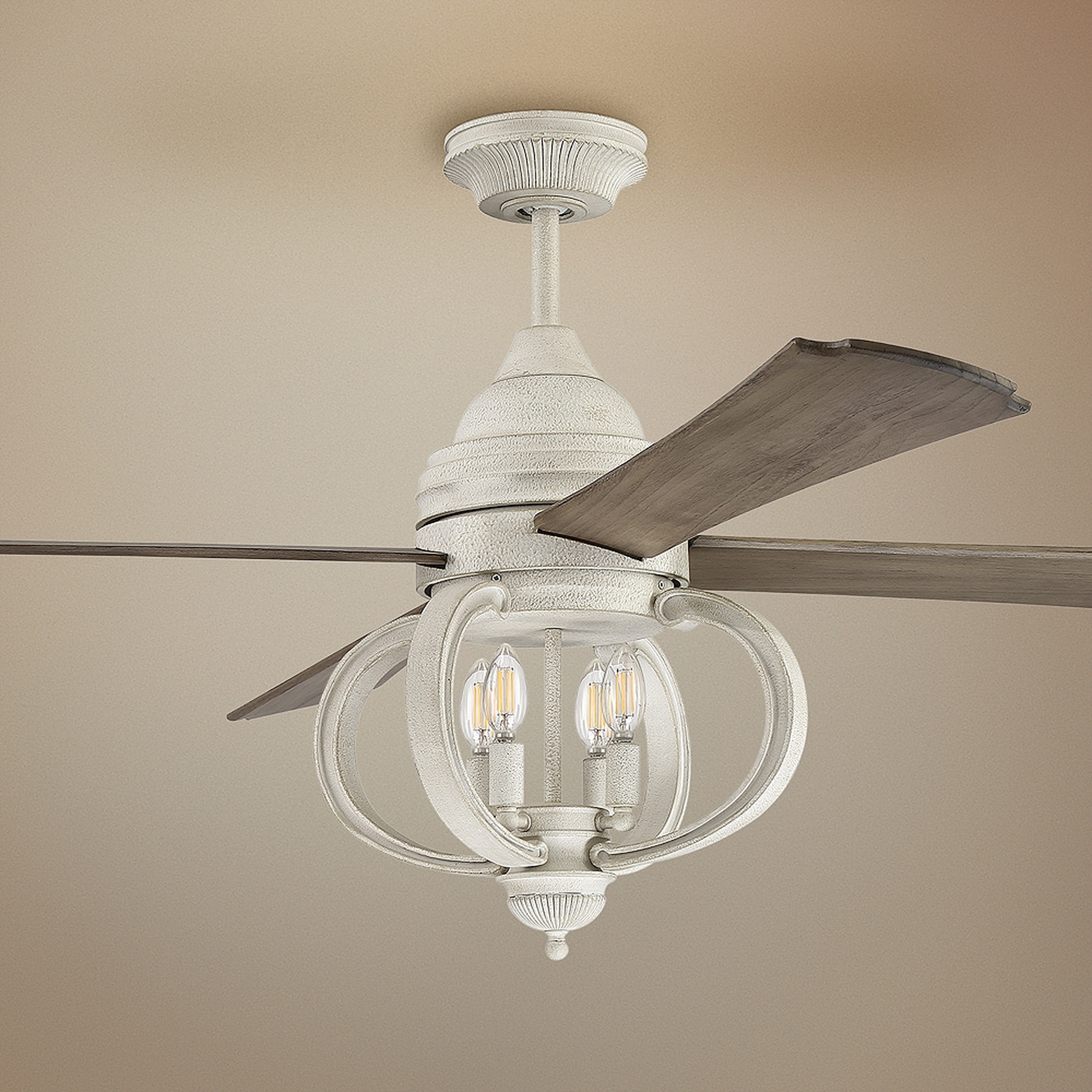 60" Augusta Ceiling Fan in Cottage White - Style # 70G05 - Lamps Plus