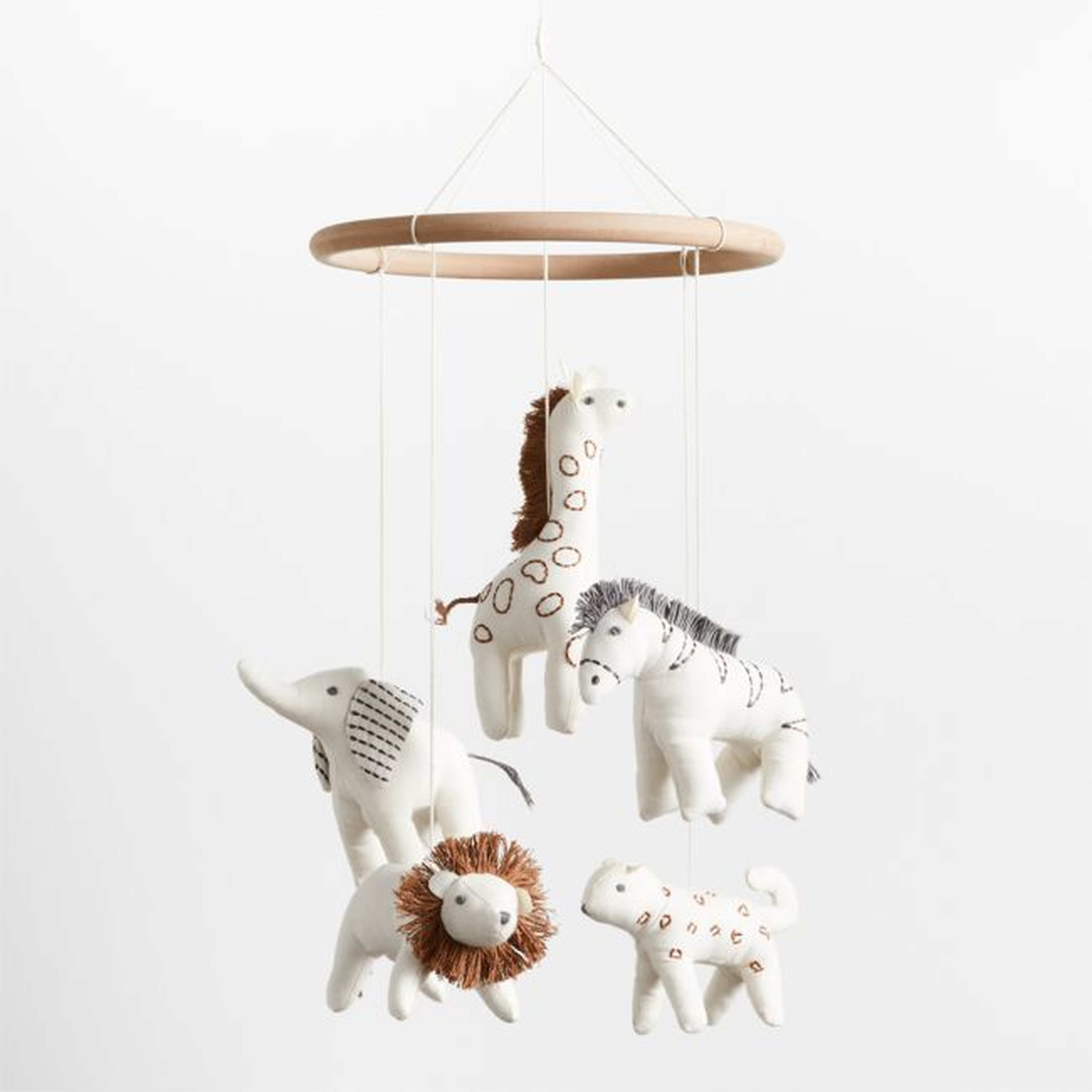 Safari Animals Baby Nursery Mobile - Crate & Kids