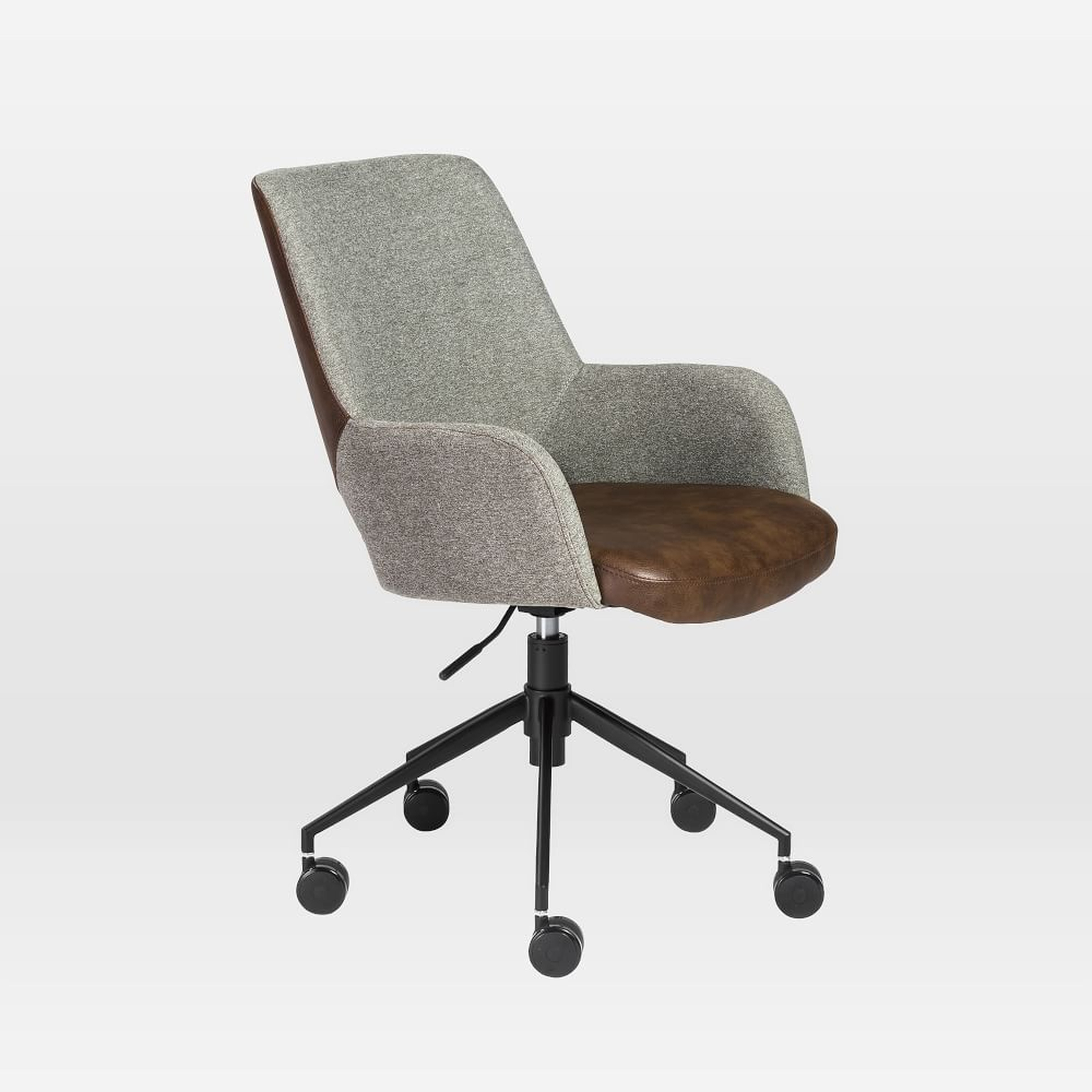 Two-Toned Upholstered Office Chair - West Elm