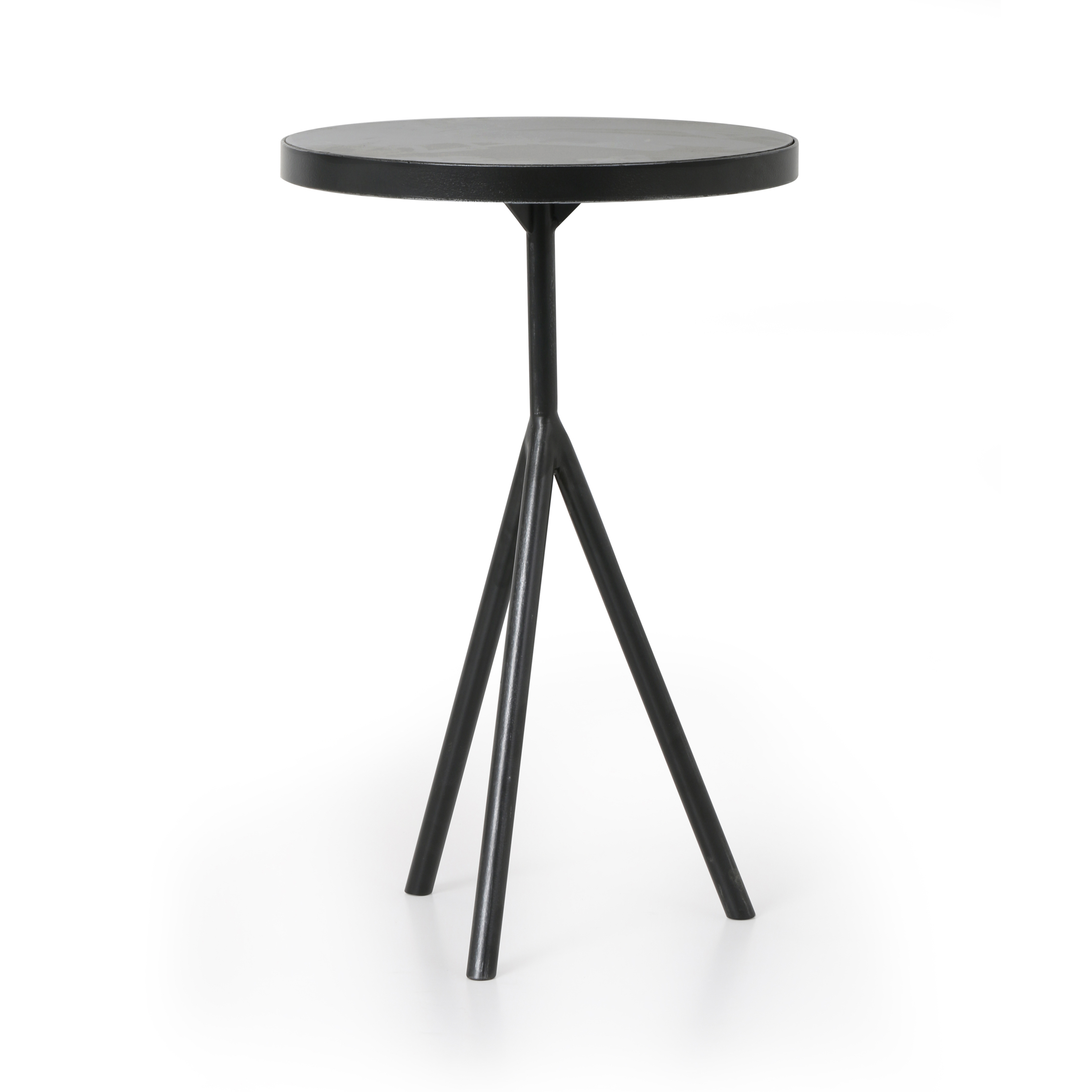 Corin End Table-Bluestone/Powder Black - Four Hands