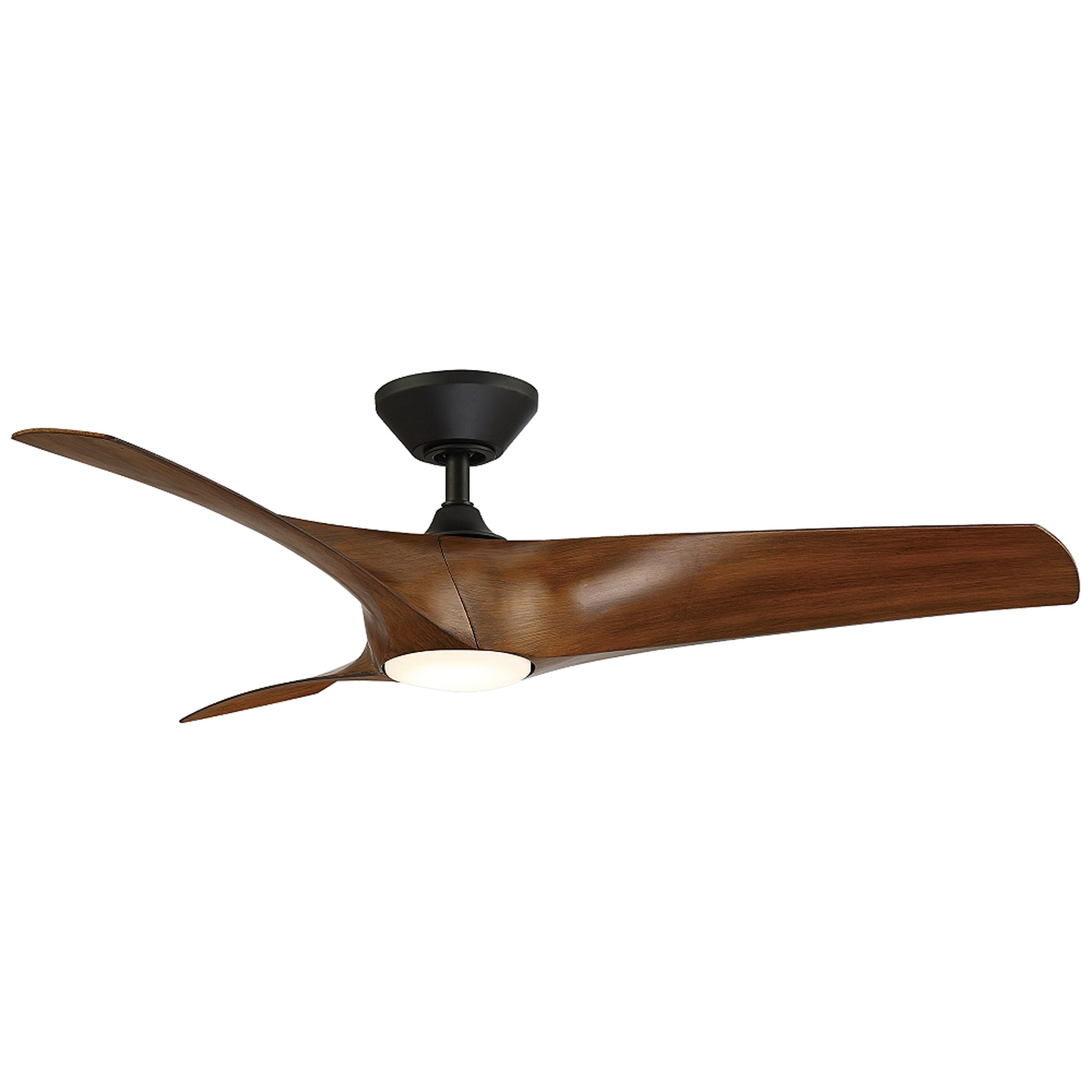52" Modern Forms Zephyr Matte Black LED Smart Ceiling Fan - Style # 87C82 - Lamps Plus