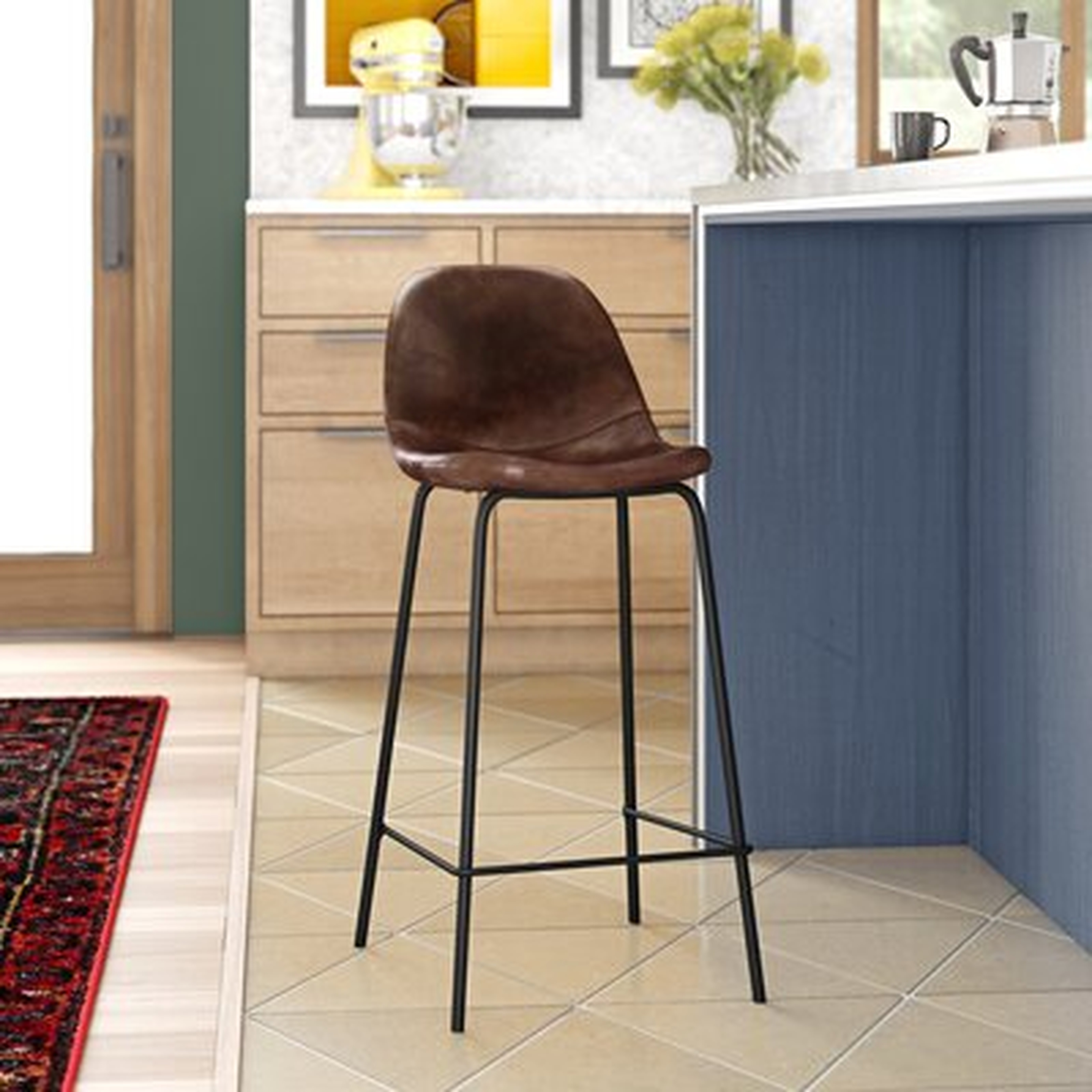 Kody Vegan Leather Bar & Counter Stool - AllModern
