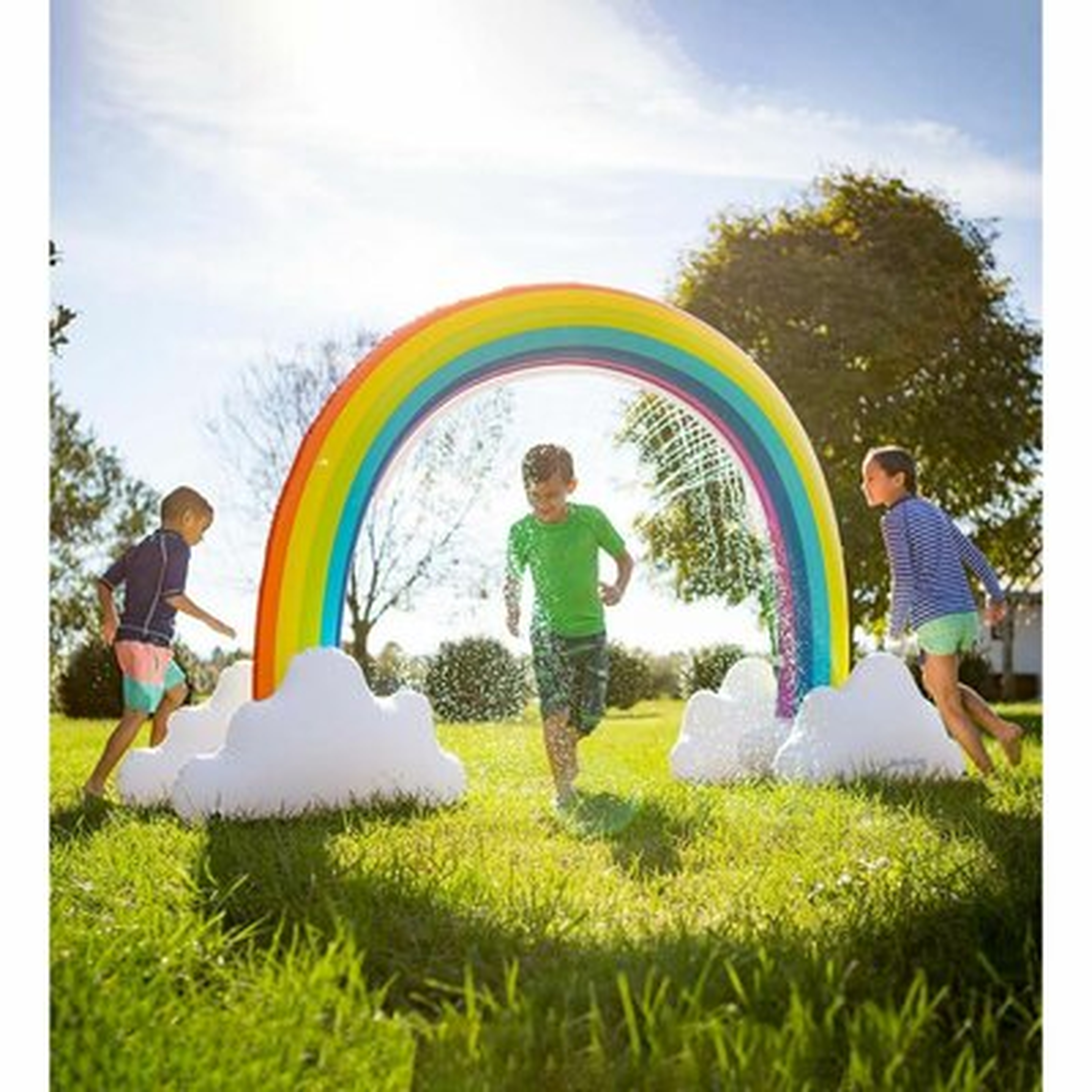 Rainbow Arch Sprinkler Inflatables - Wayfair