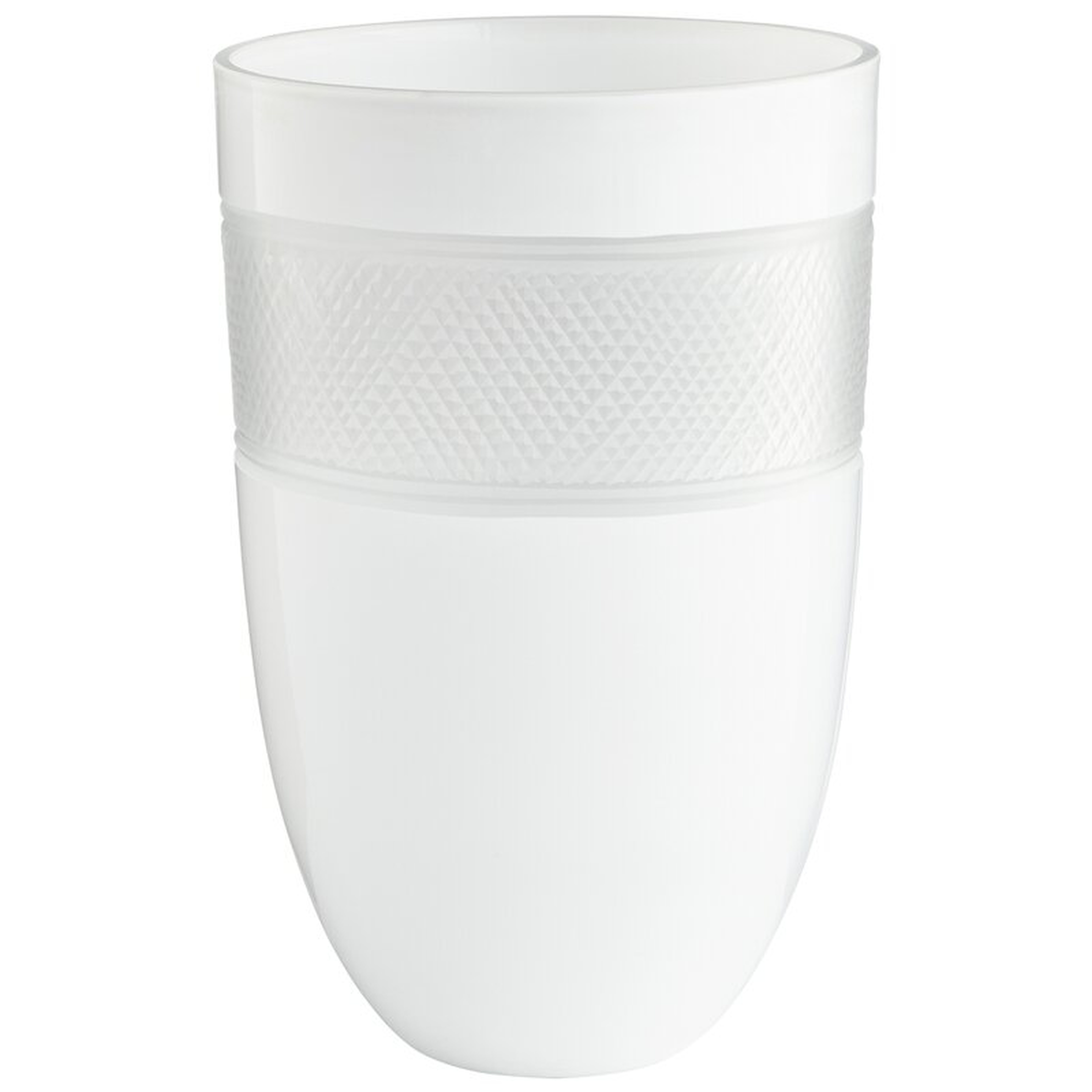 Cyan Design Calypso White Glass Table Vase - Perigold