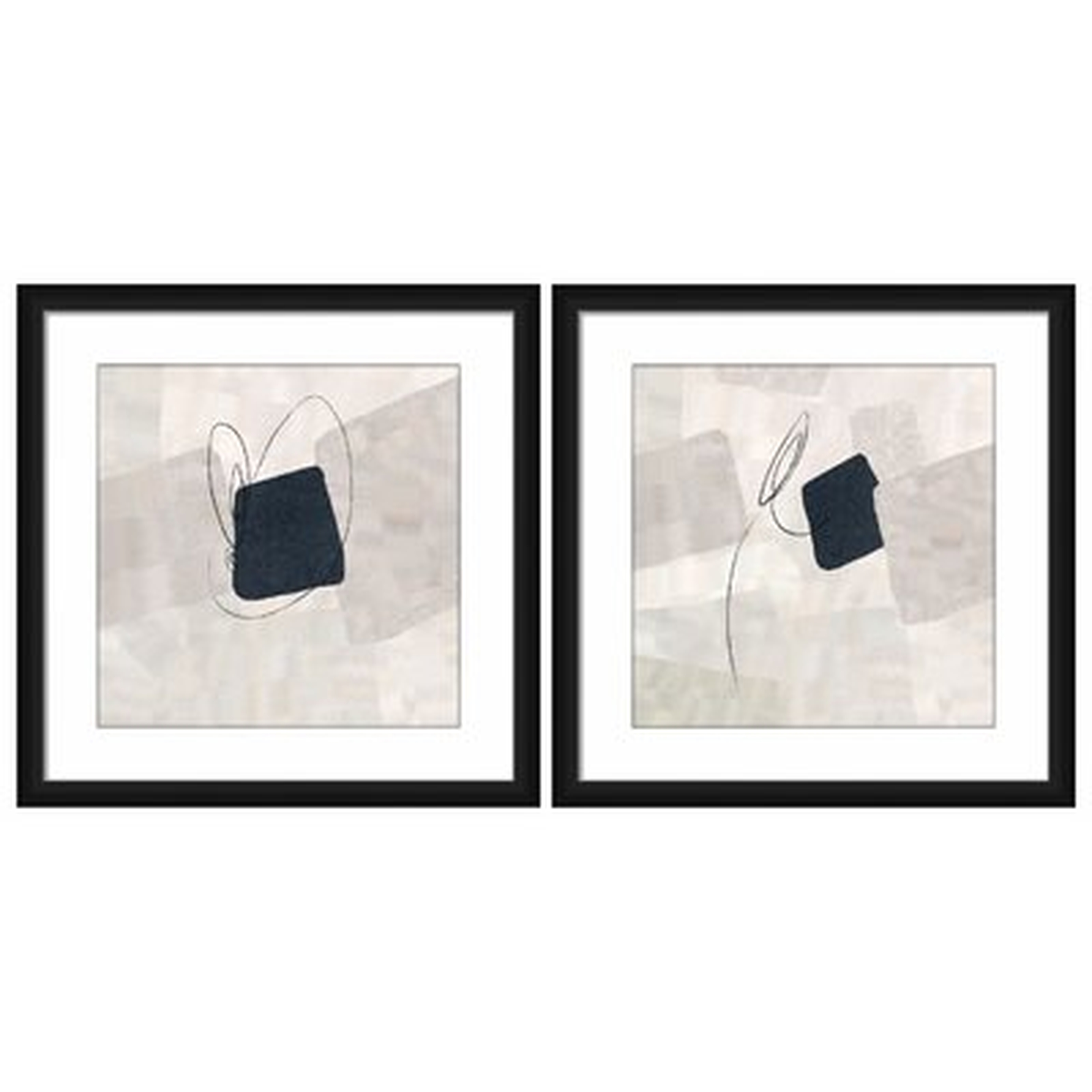 'Vertigo Ii' - 2 Piece Picture Frame Graphic Art Print Set on Plastic/Acrylic - Wayfair