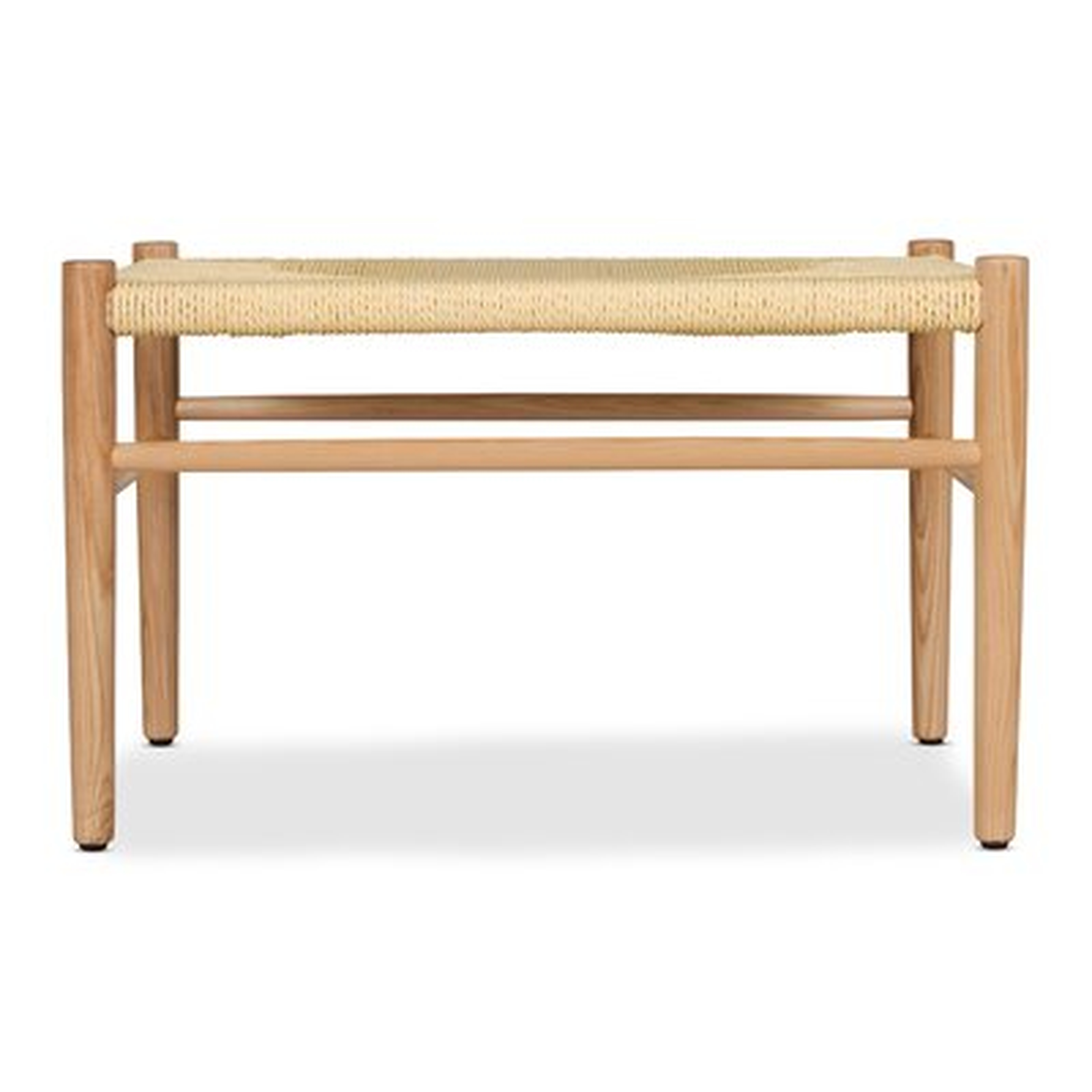 Amiyah Wood Bench - Wayfair