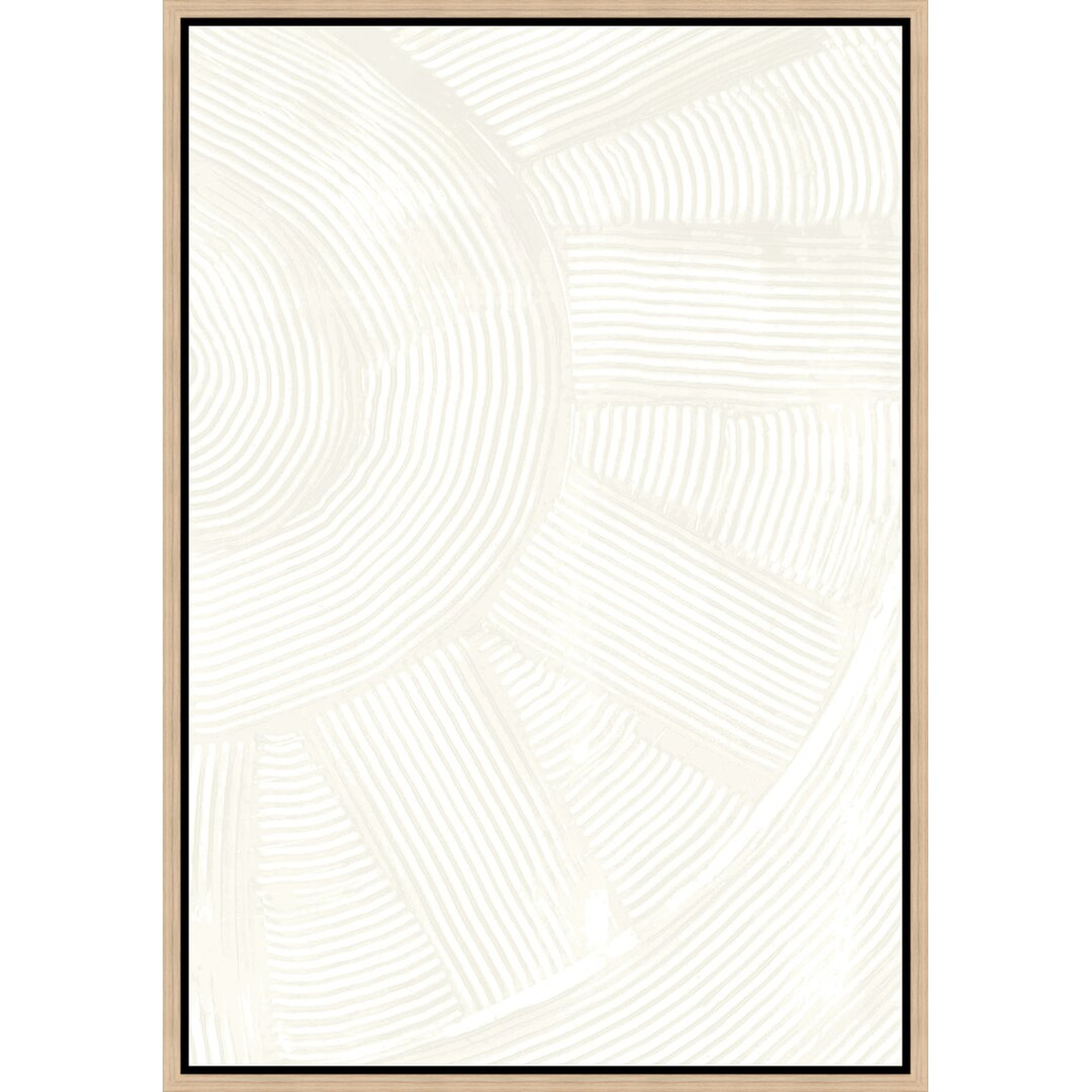 Chelsea Art Studio Your Trace I by Danielle Davis - Floater Frame Painting on Canvas - Perigold