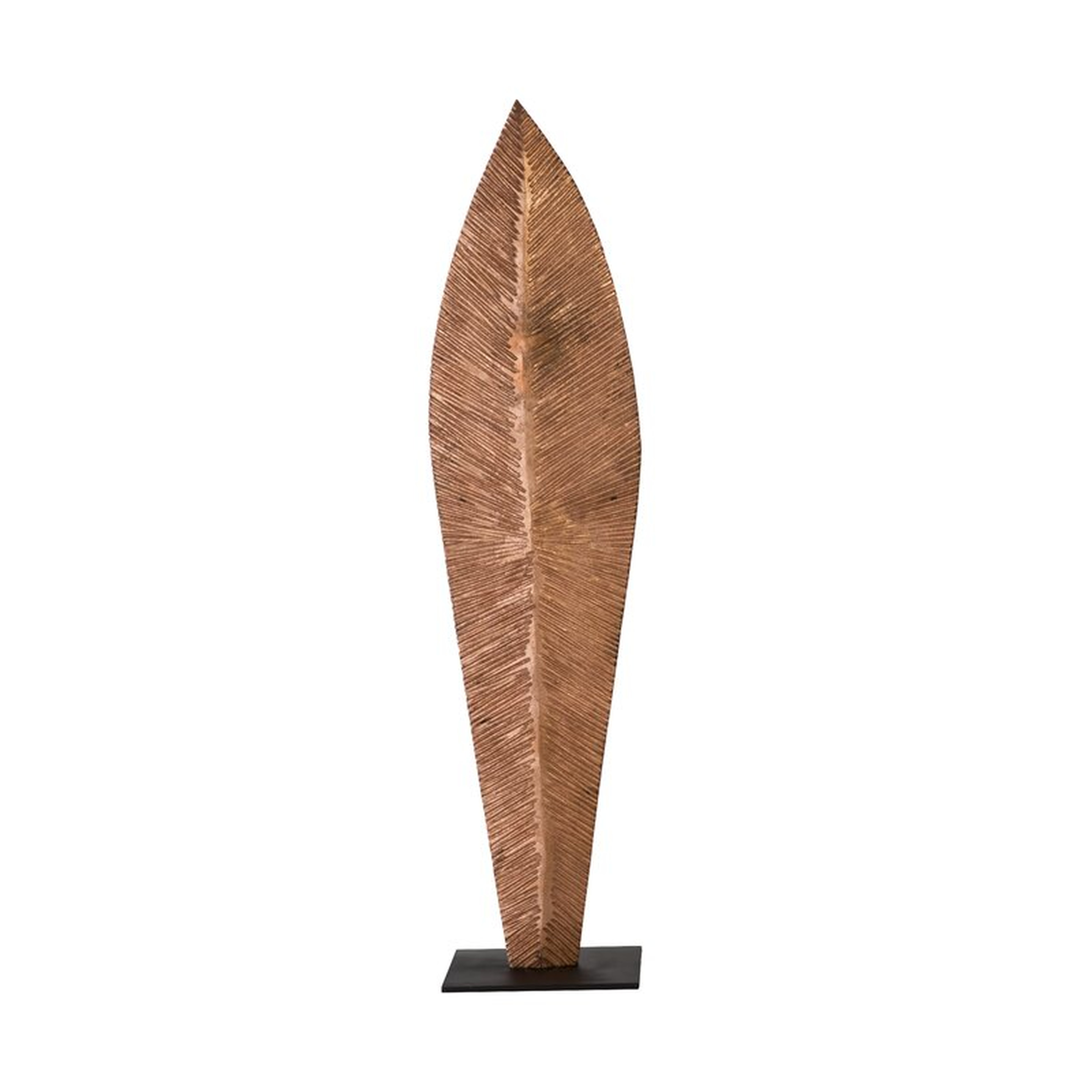 Phillips Collection Carved Leaf on Stand Sculpture - Perigold
