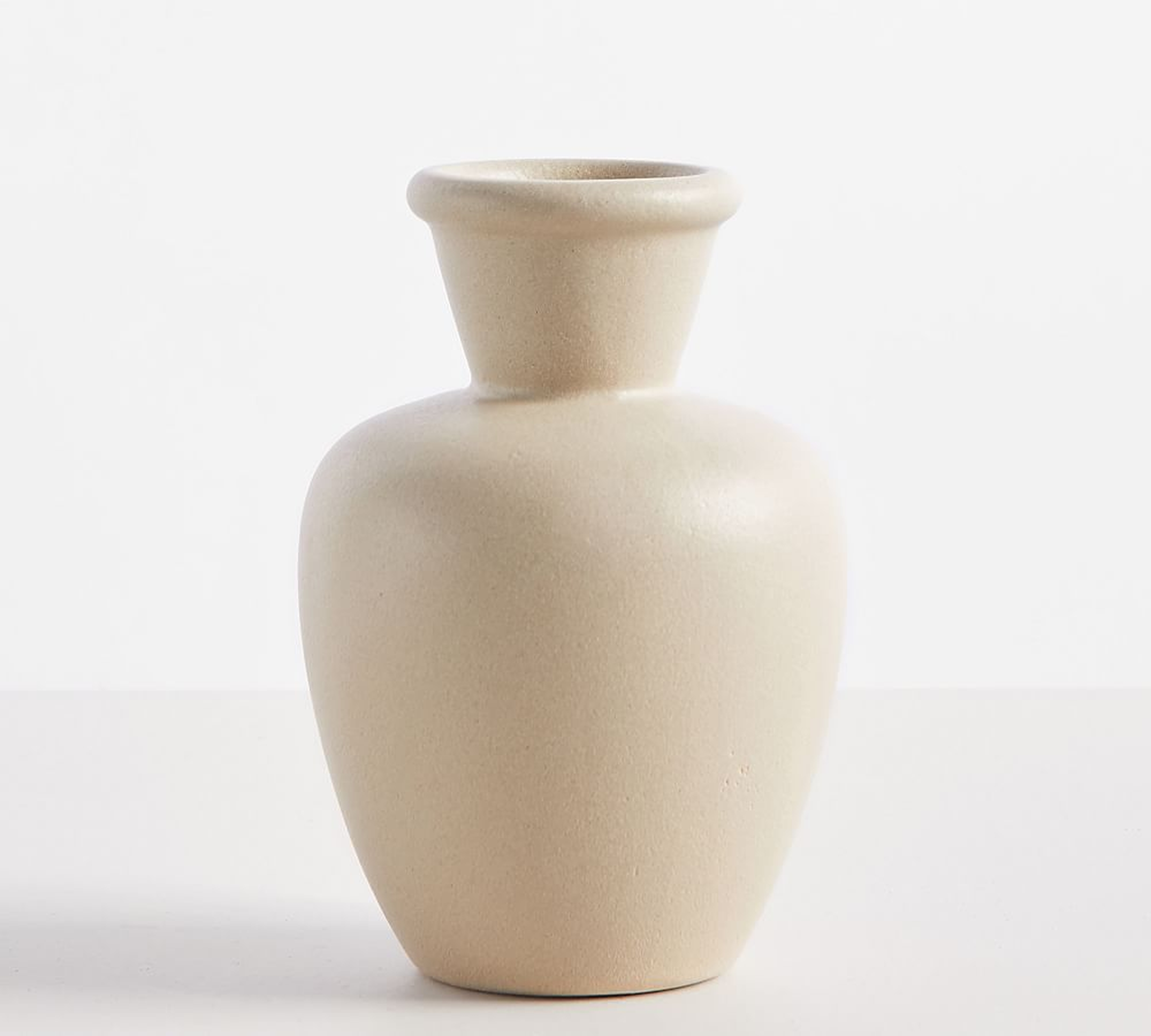 Dalton Ceramic Vase, Silt, Bud, 6"H - Pottery Barn