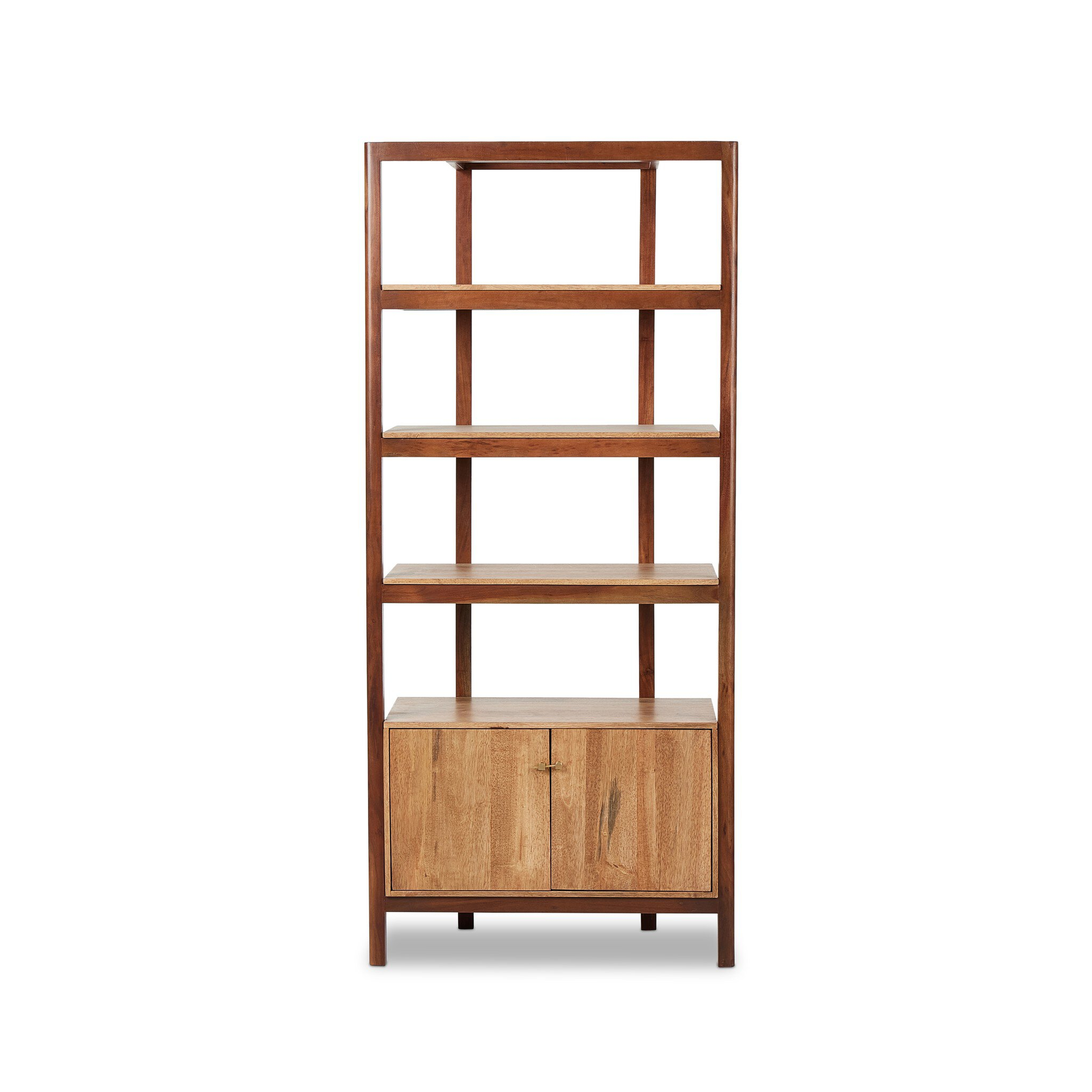 Reza Bookcase - Toasted Acacia - Four Hands