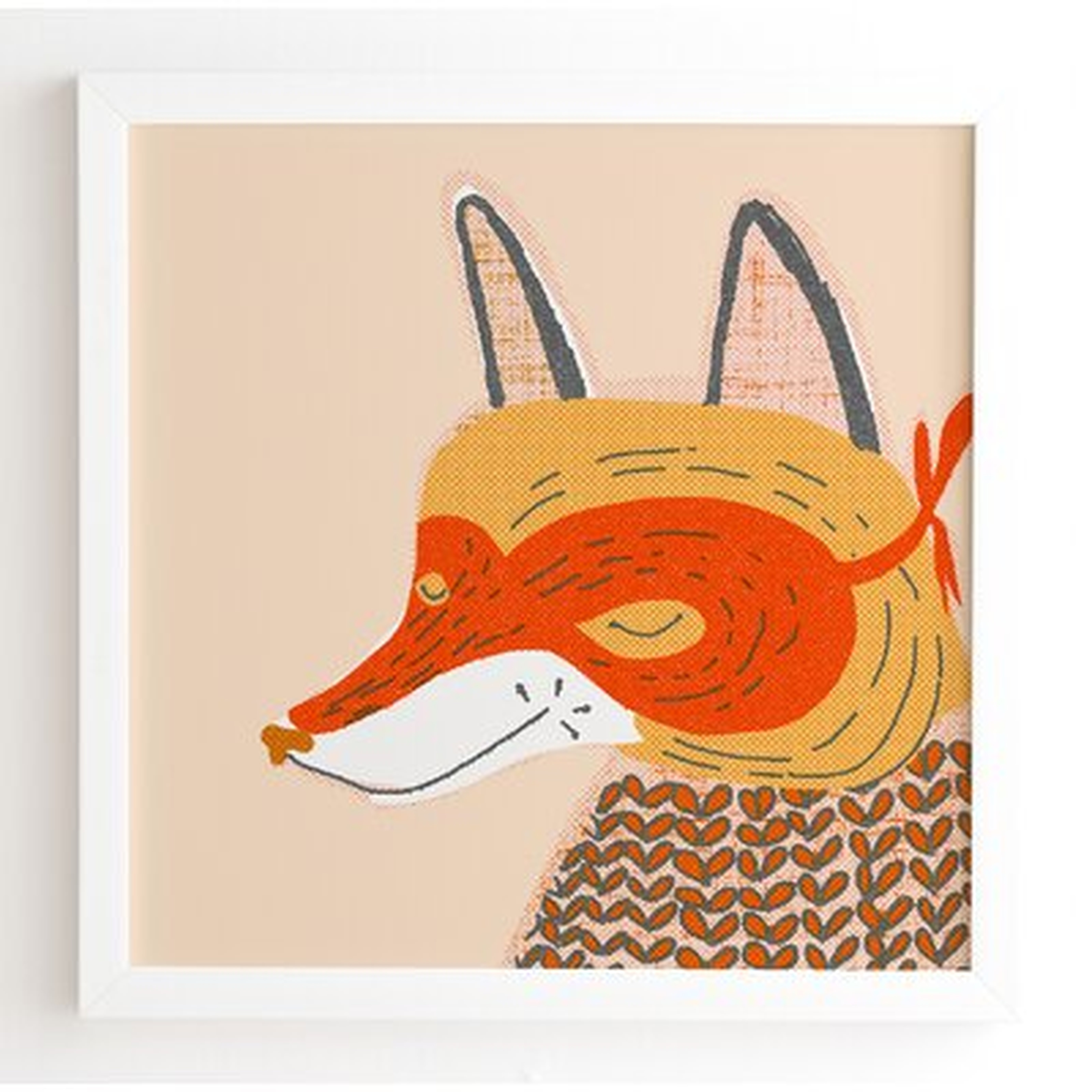 Mummysam Mr. Fox Framed Art - Wayfair