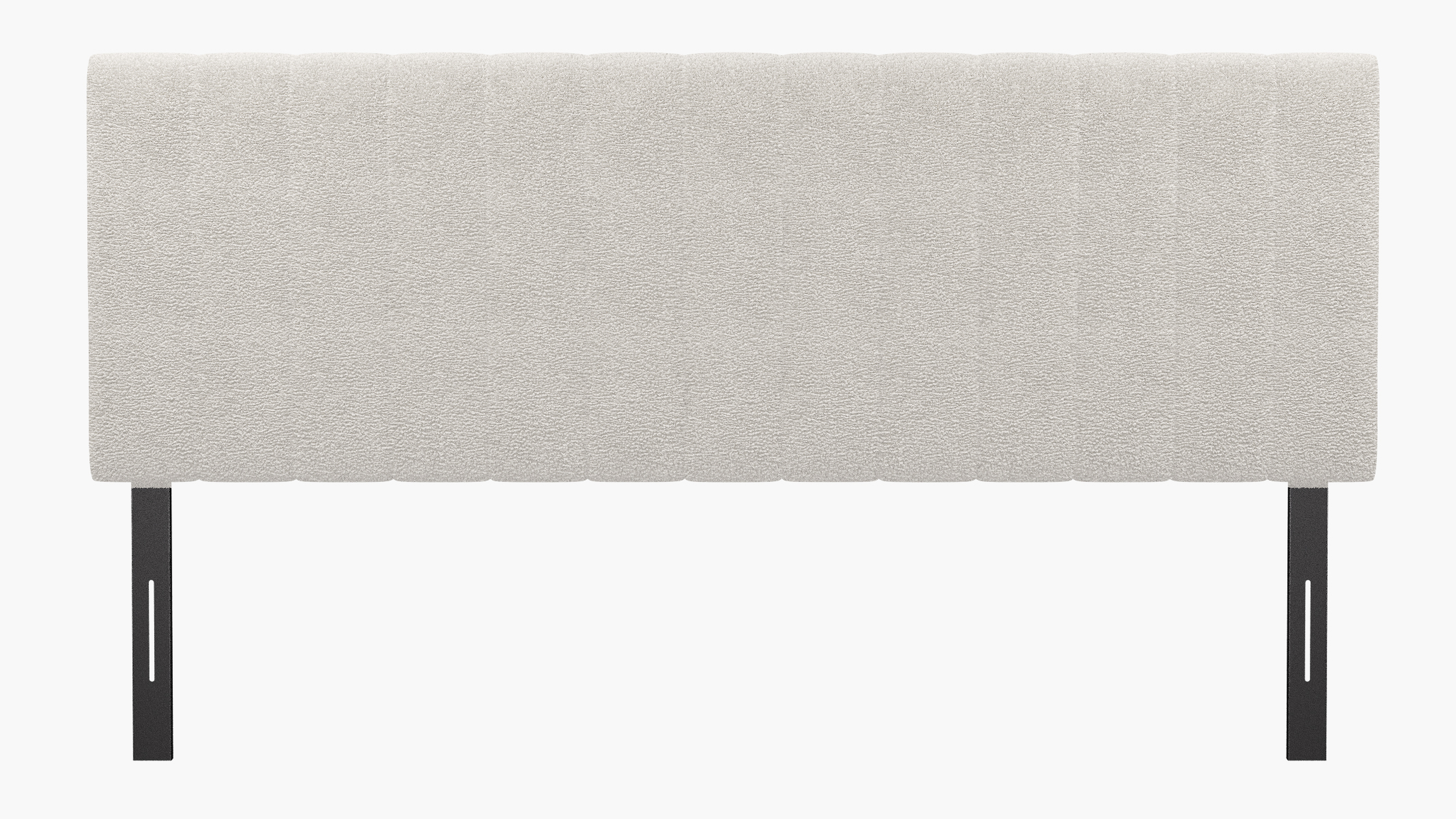 Channel Tufted Headboard, Sheepskin, King - The Inside